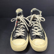 Comme des Garcons Play x Converse Chuck Taylor 70 High Sneakers Black Sz M7/W9