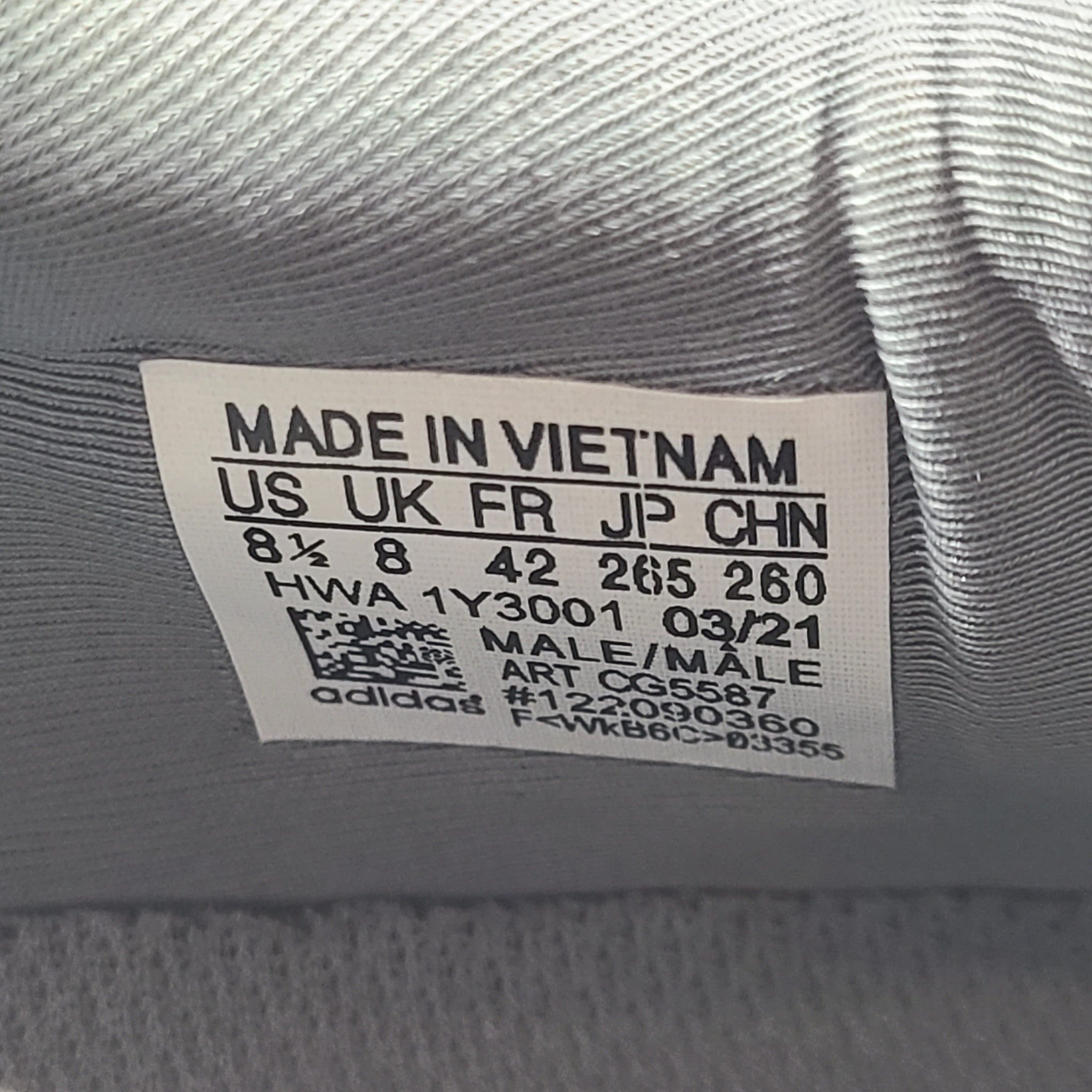 Adidas Men's AlphaBounce Sneakers Shoes CG5587 Torsion System Gray Sz 8.5 NEW