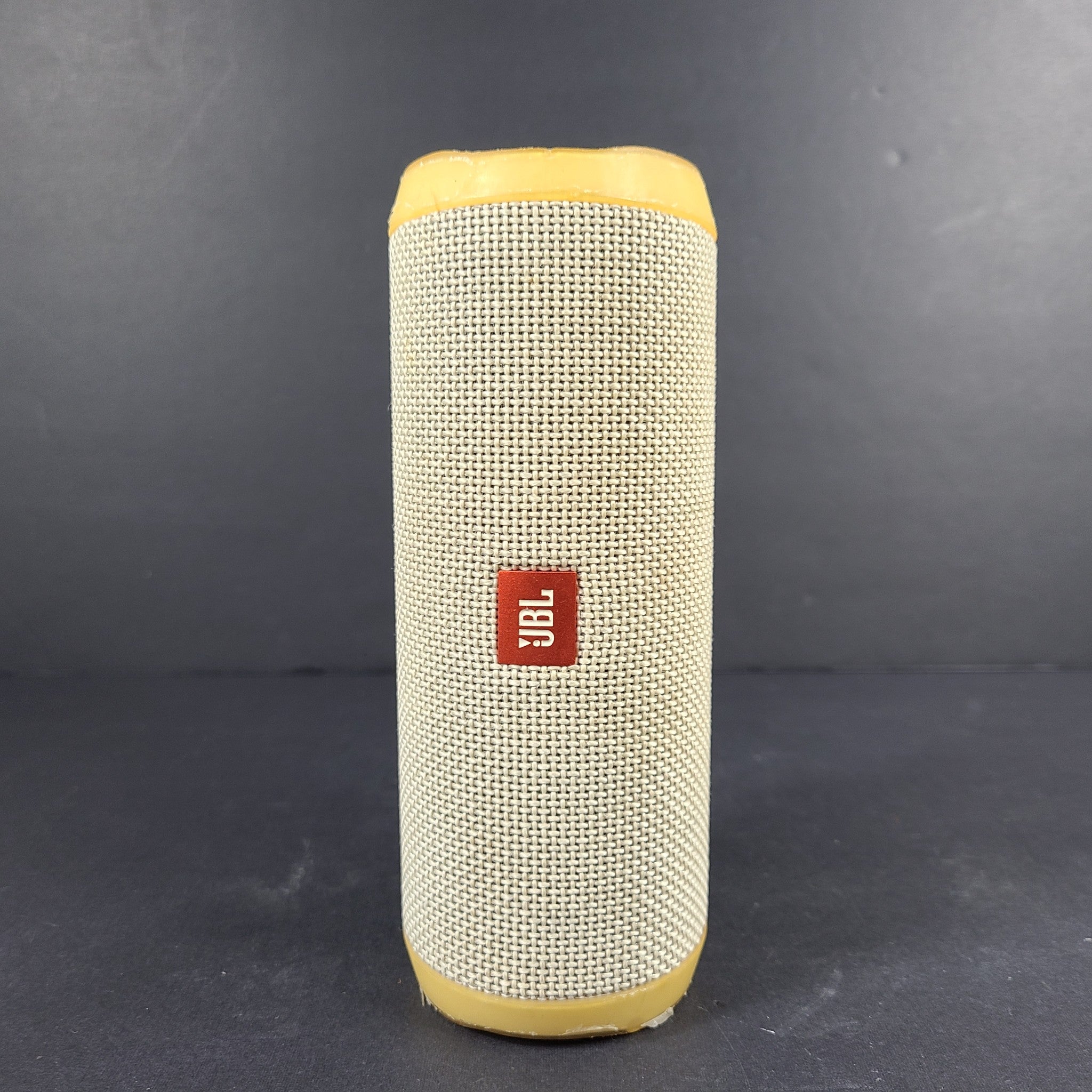 JBL Flip 4 Waterproof Bluetooth Portable Wireless Speaker - White/Yellow