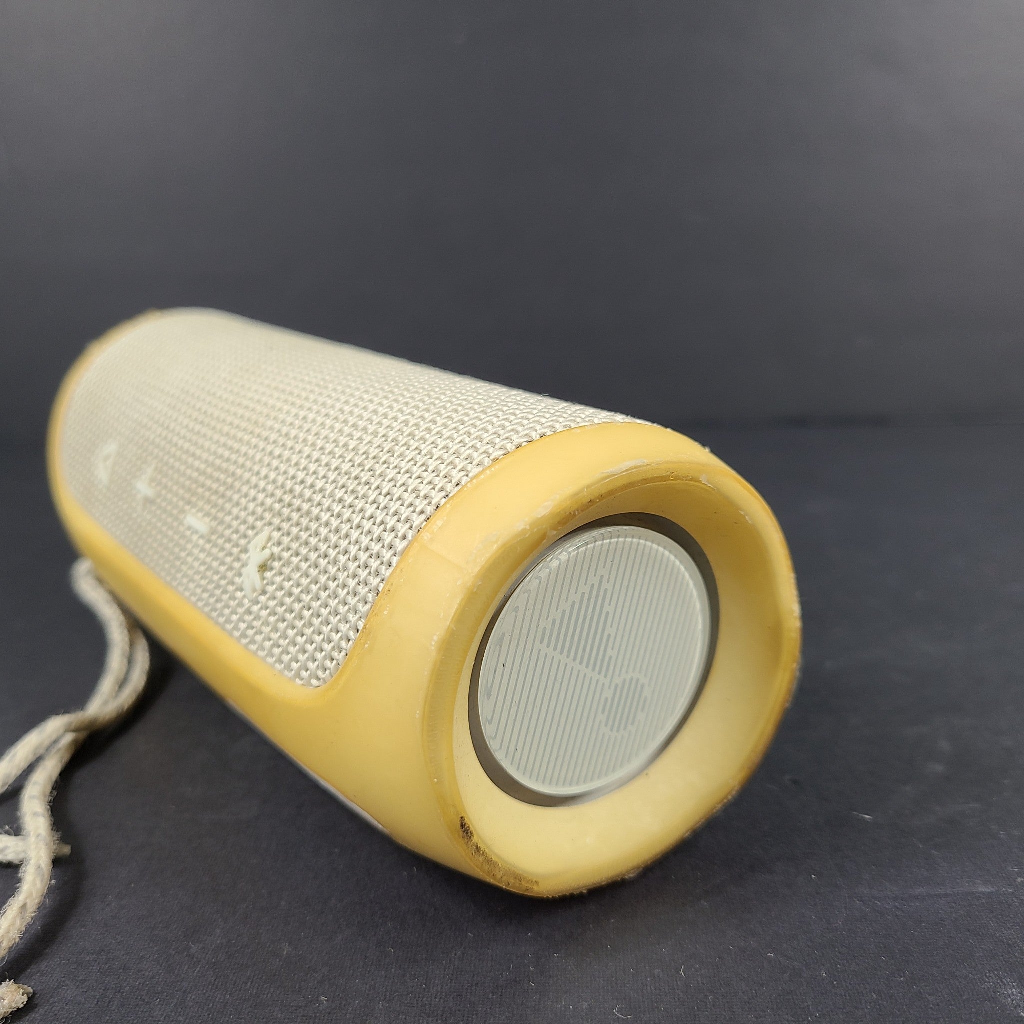 JBL Flip 4 Waterproof Bluetooth Portable Wireless Speaker - White/Yellow