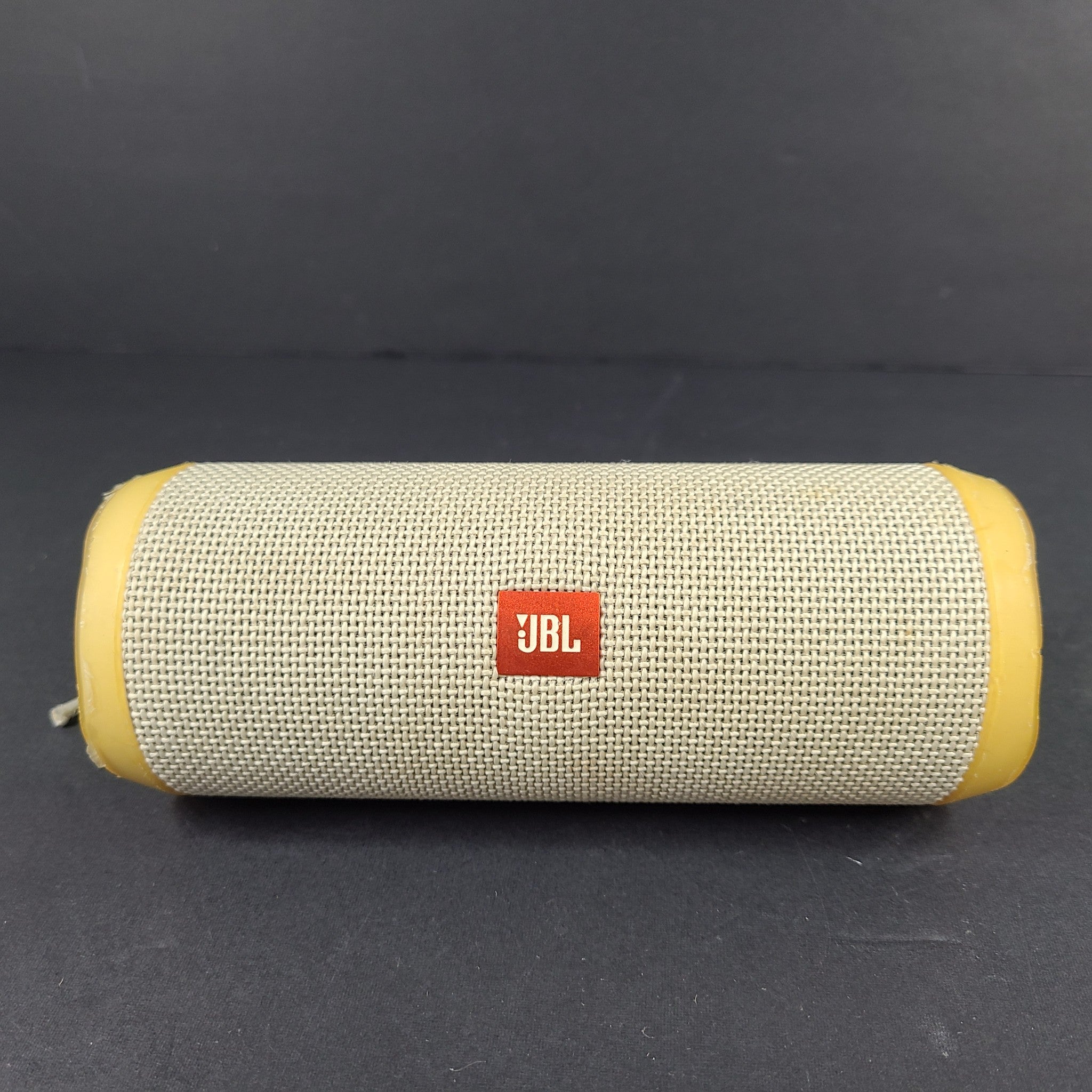 JBL Flip 4 Waterproof Bluetooth Portable Wireless Speaker - White/Yellow