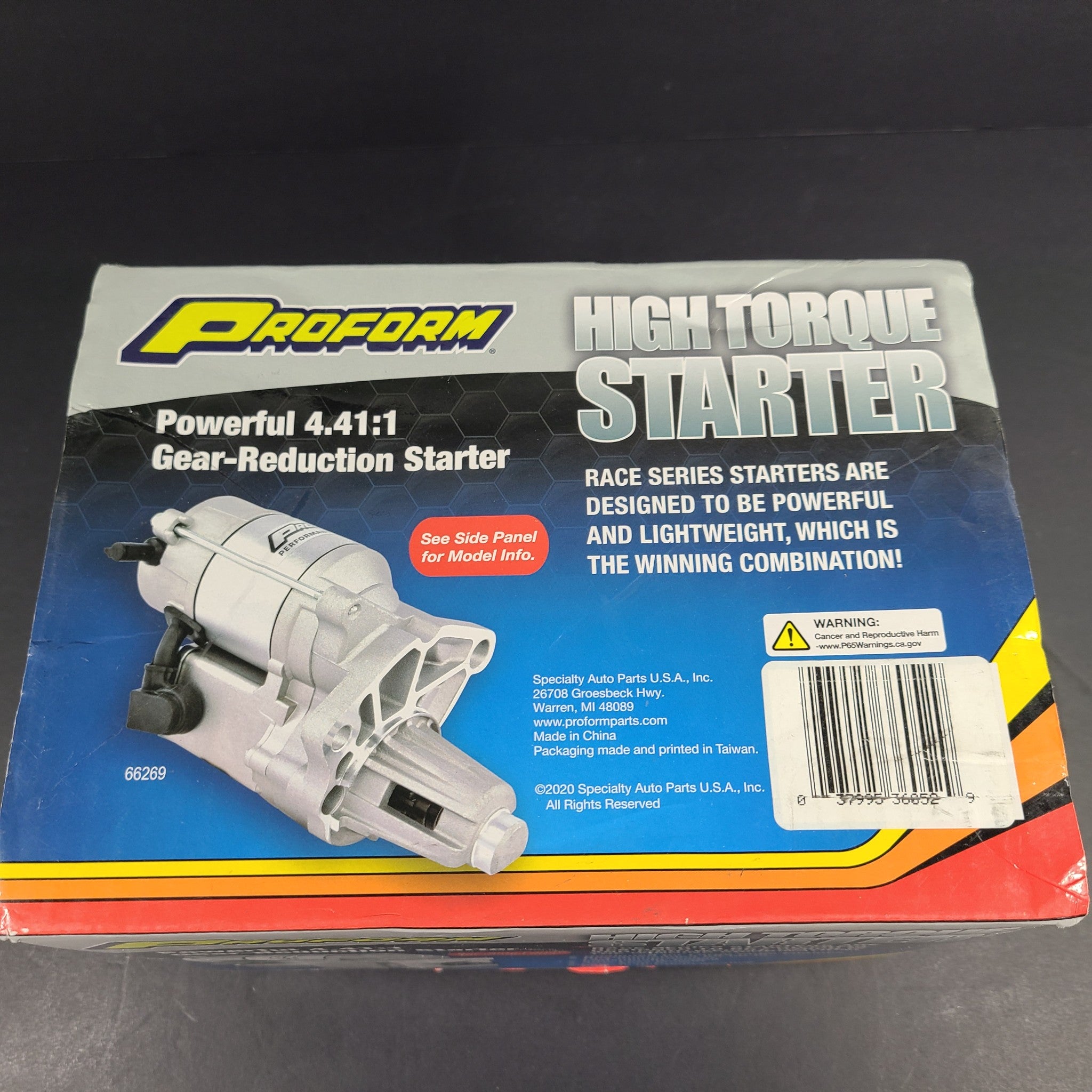 ProForm High Performance Chevrolet Starter 67052 4.41:1 Gear Reduction - New