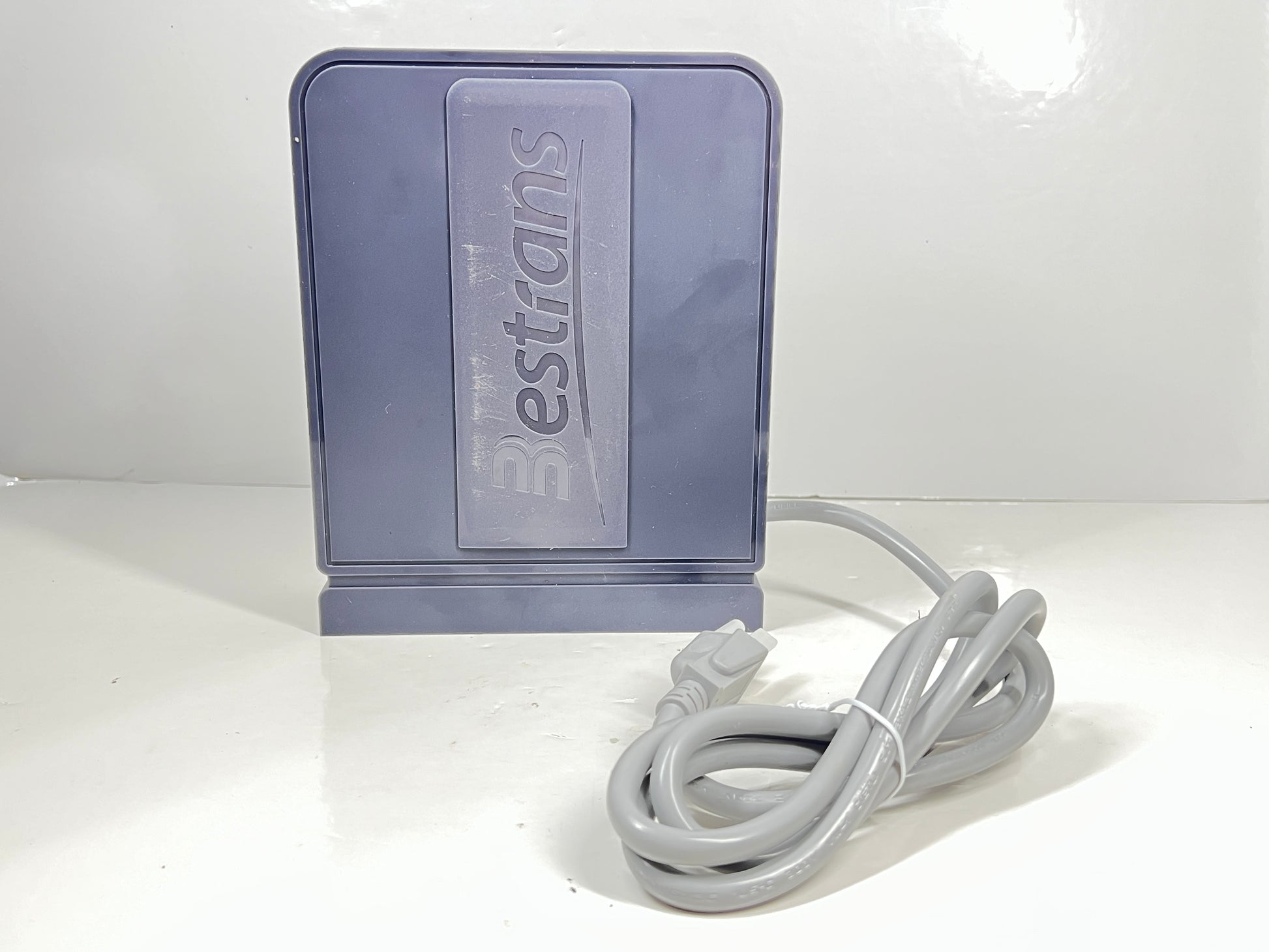 Bestrans 800W step-up transformer with dual universal AC outlets and attached power cord.