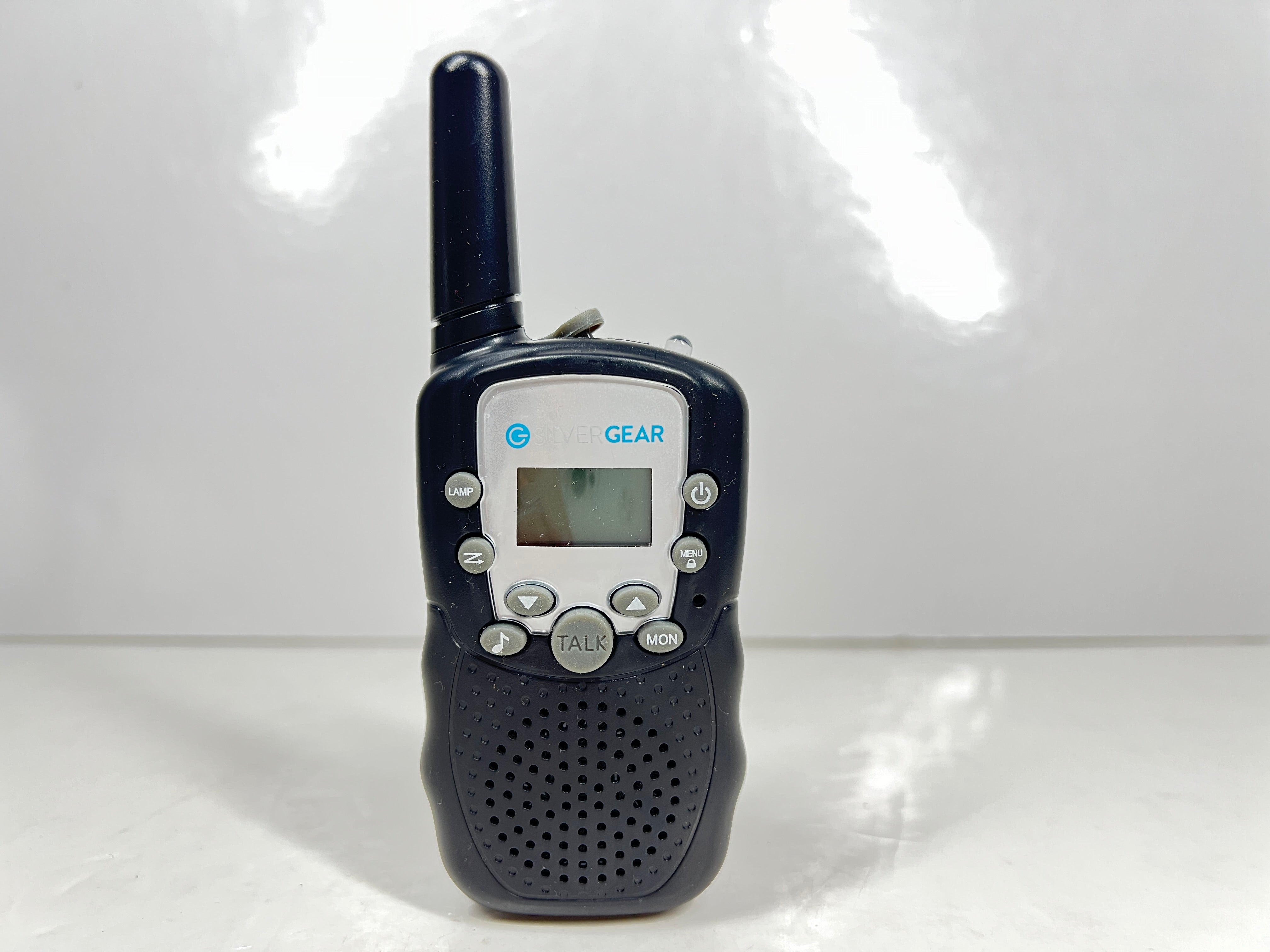 SilverGear Walkie Talkie Radio with Flashlight, Art No. 3680, Black