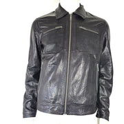A stylish black Danier Dion Leather Jacket in Size S