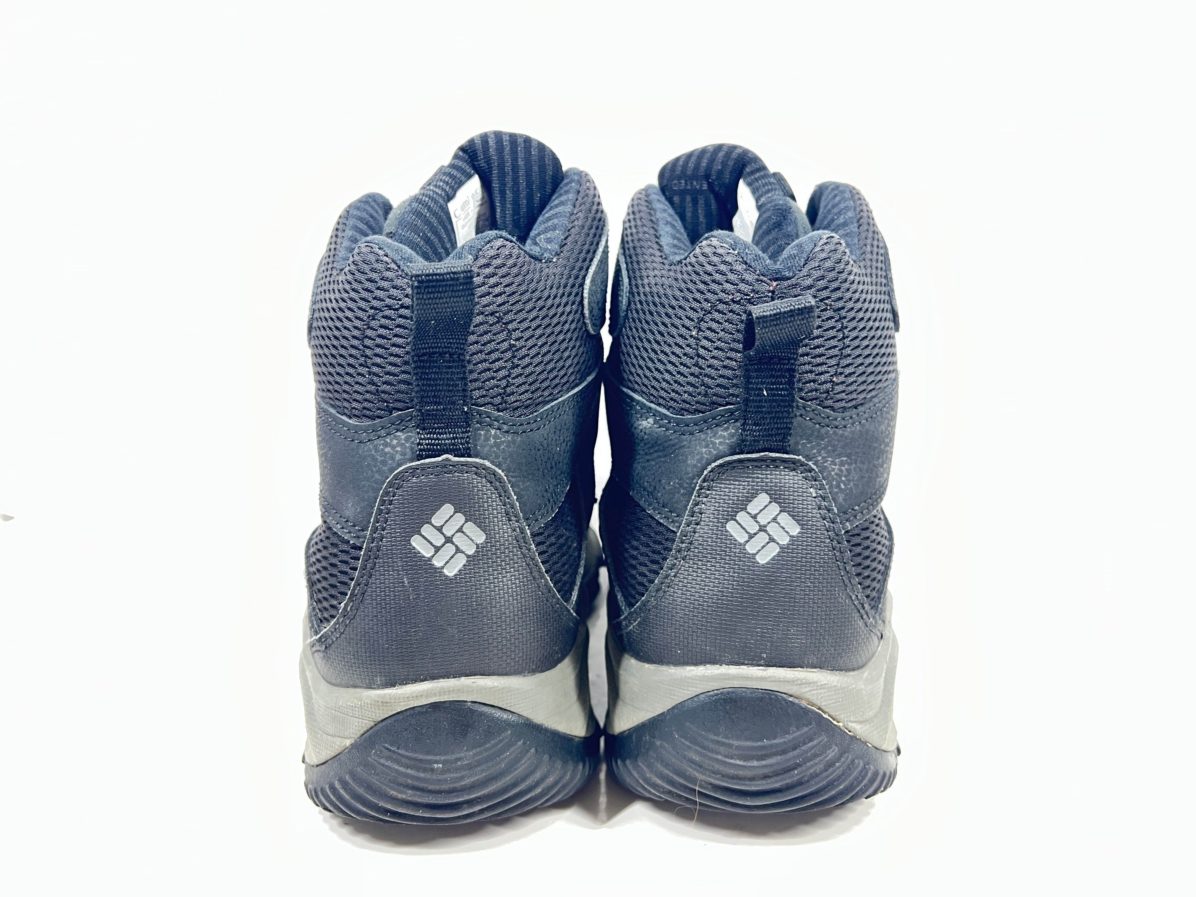 A pair of Columbia men's waterproof hiking boots with Techlite Omni-Grip technology