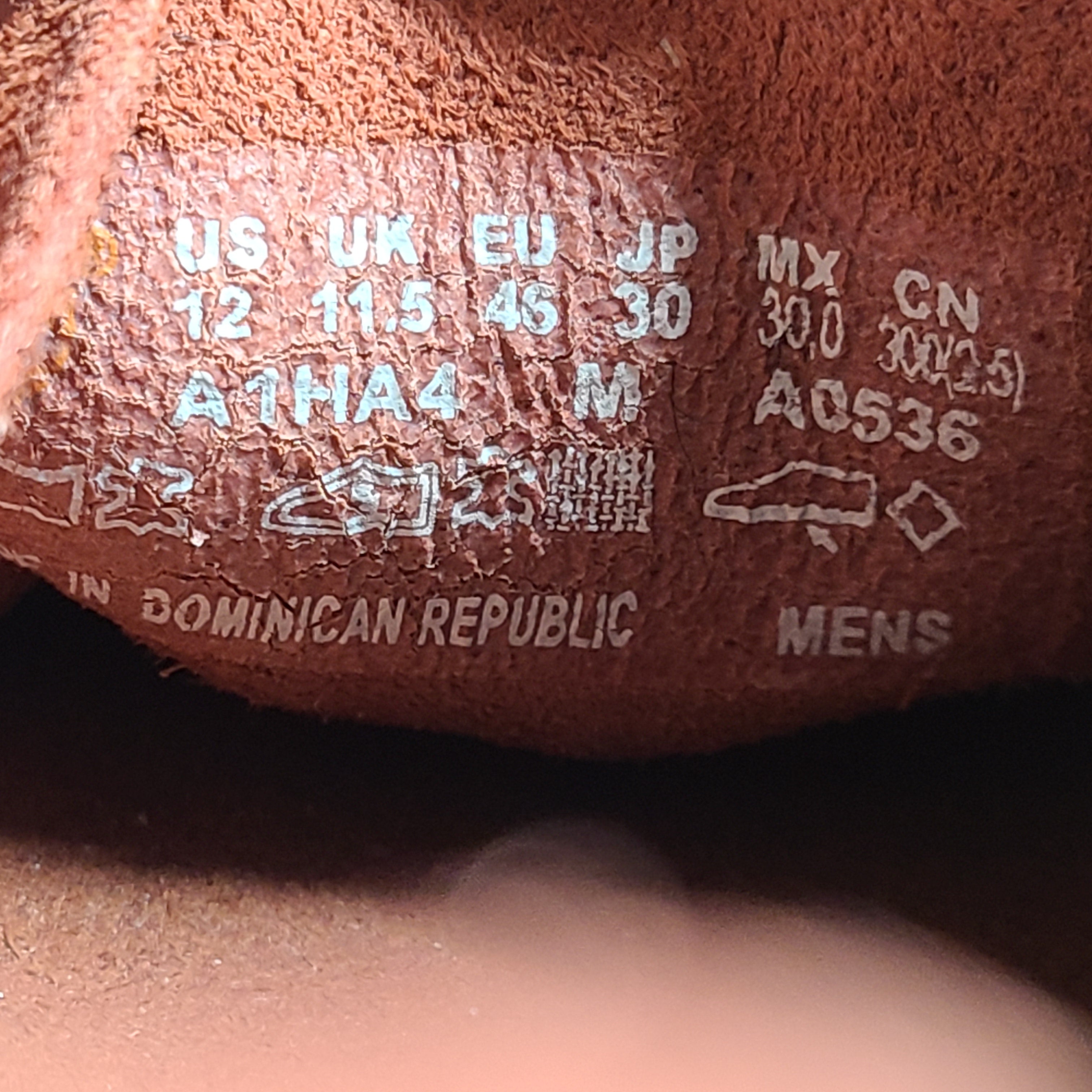 A pair of men's Timberland SensorFlex suede shoes in a rustic color