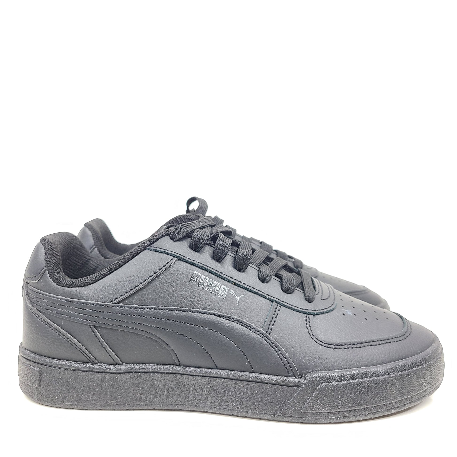 A pair of black men's Puma SoftFoam shoes