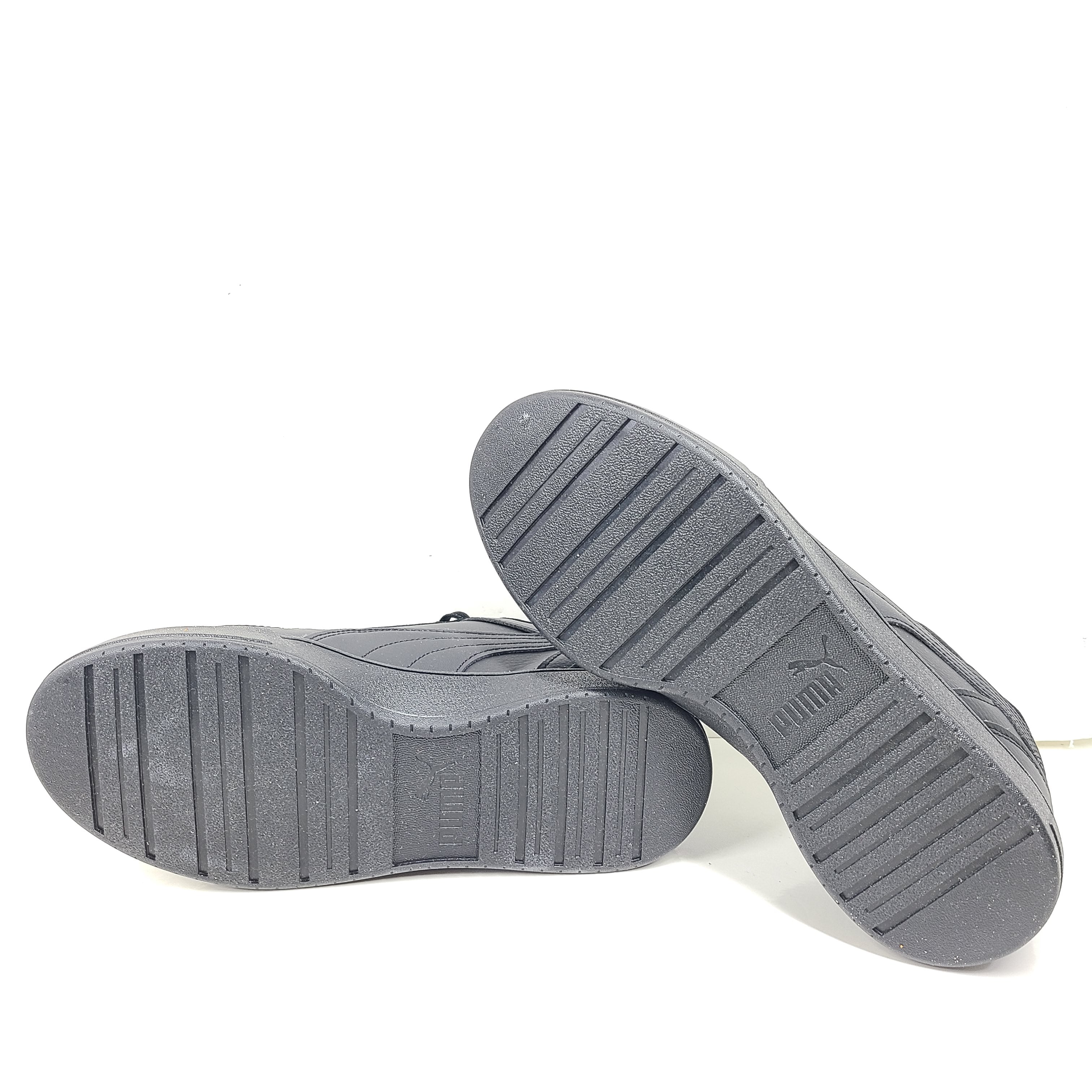 A pair of black men's Puma SoftFoam shoes
