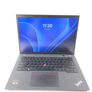 A sleek Lenovo ThinkPad laptop with AMD Ryzen processor