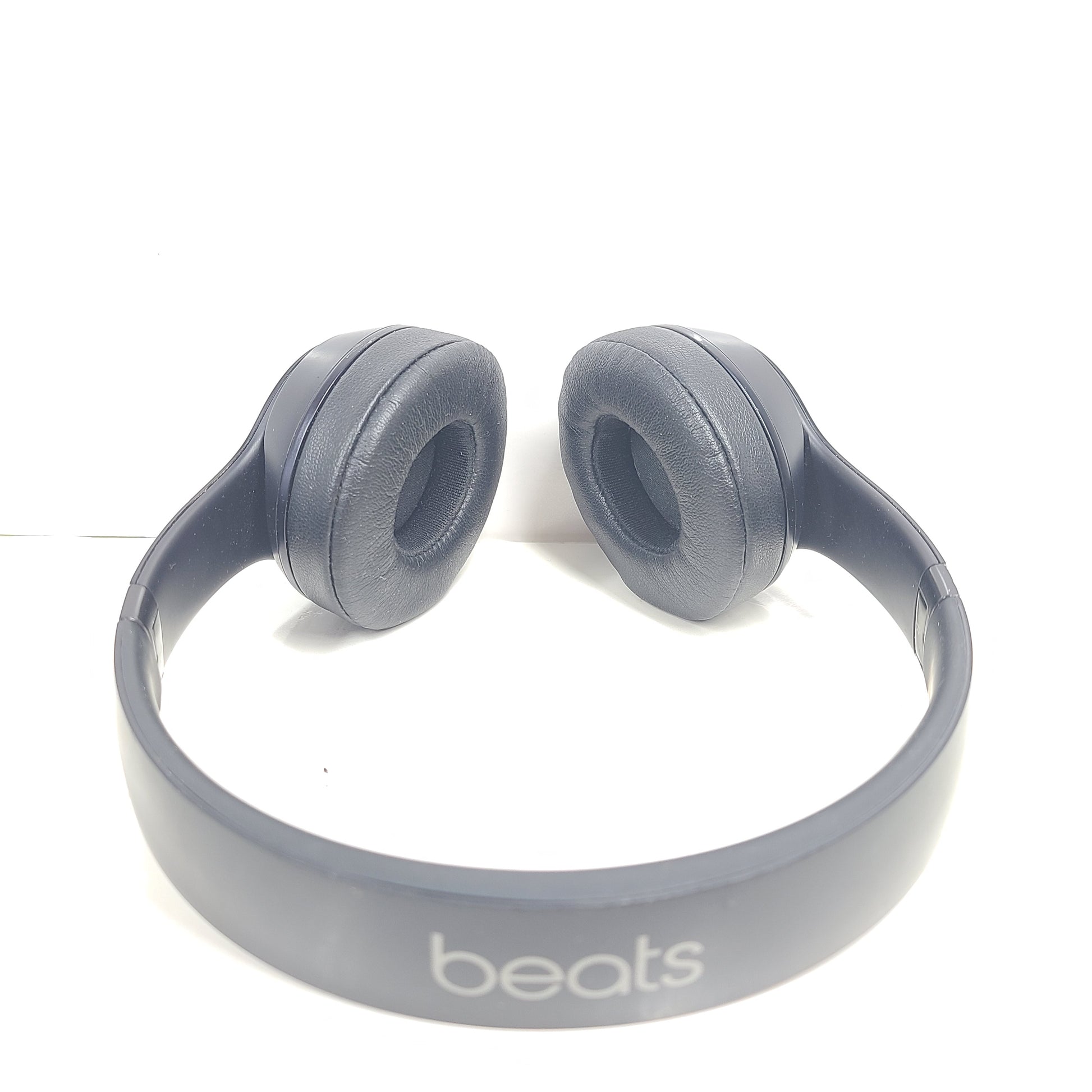 A pair of black Beats Solo 3 Wireless Headphones