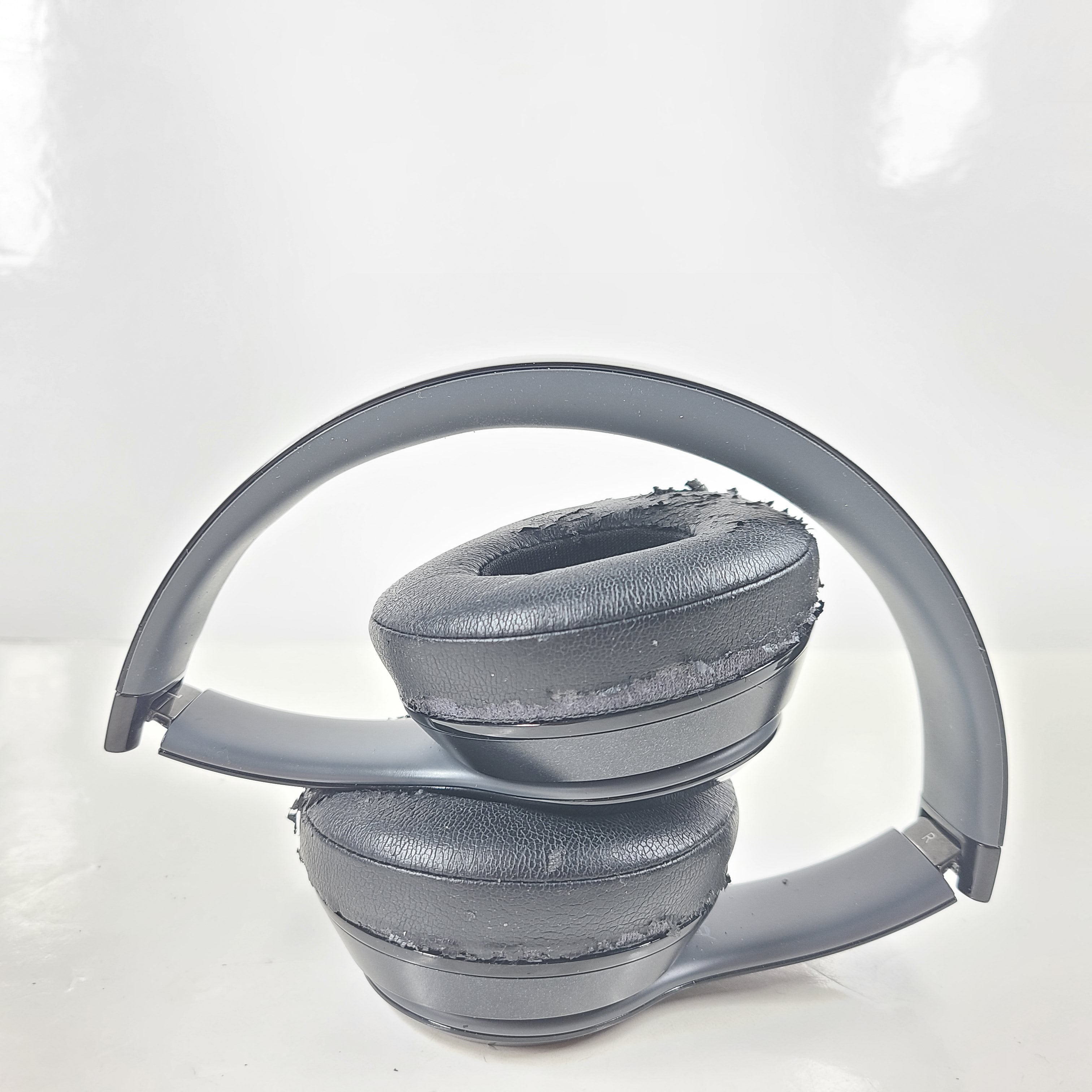 A pair of black Beats Solo2 Wired On-Ear Headphones