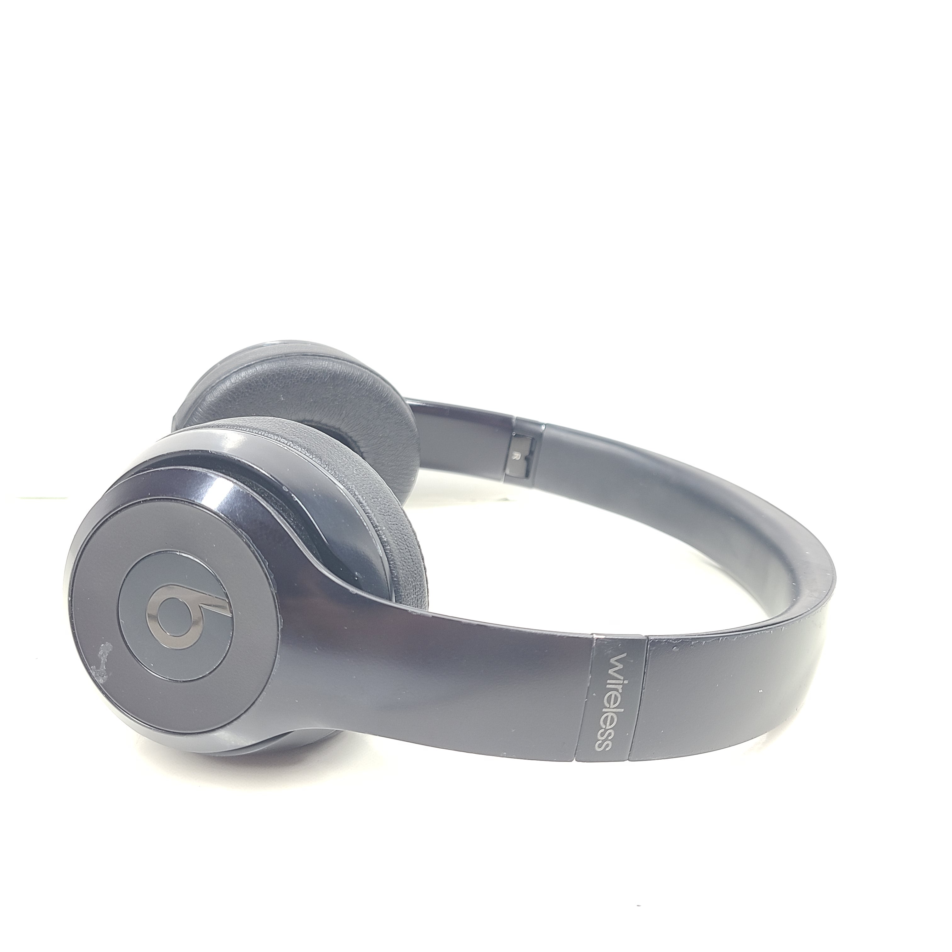 A pair of black Beats Solo3 Wireless On-Ear Headphones