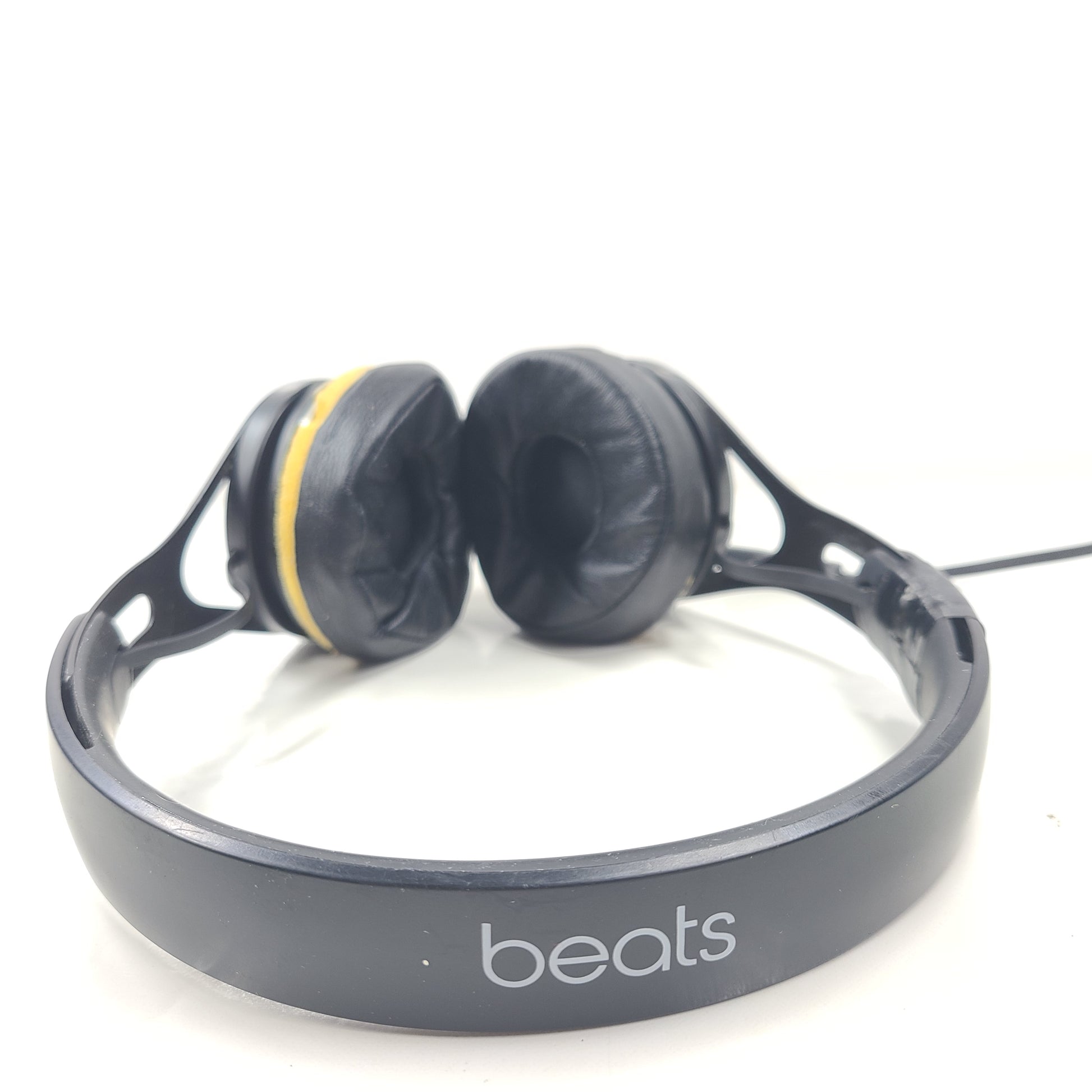 A pair of black Beats EP Wired On-Ear Headphones