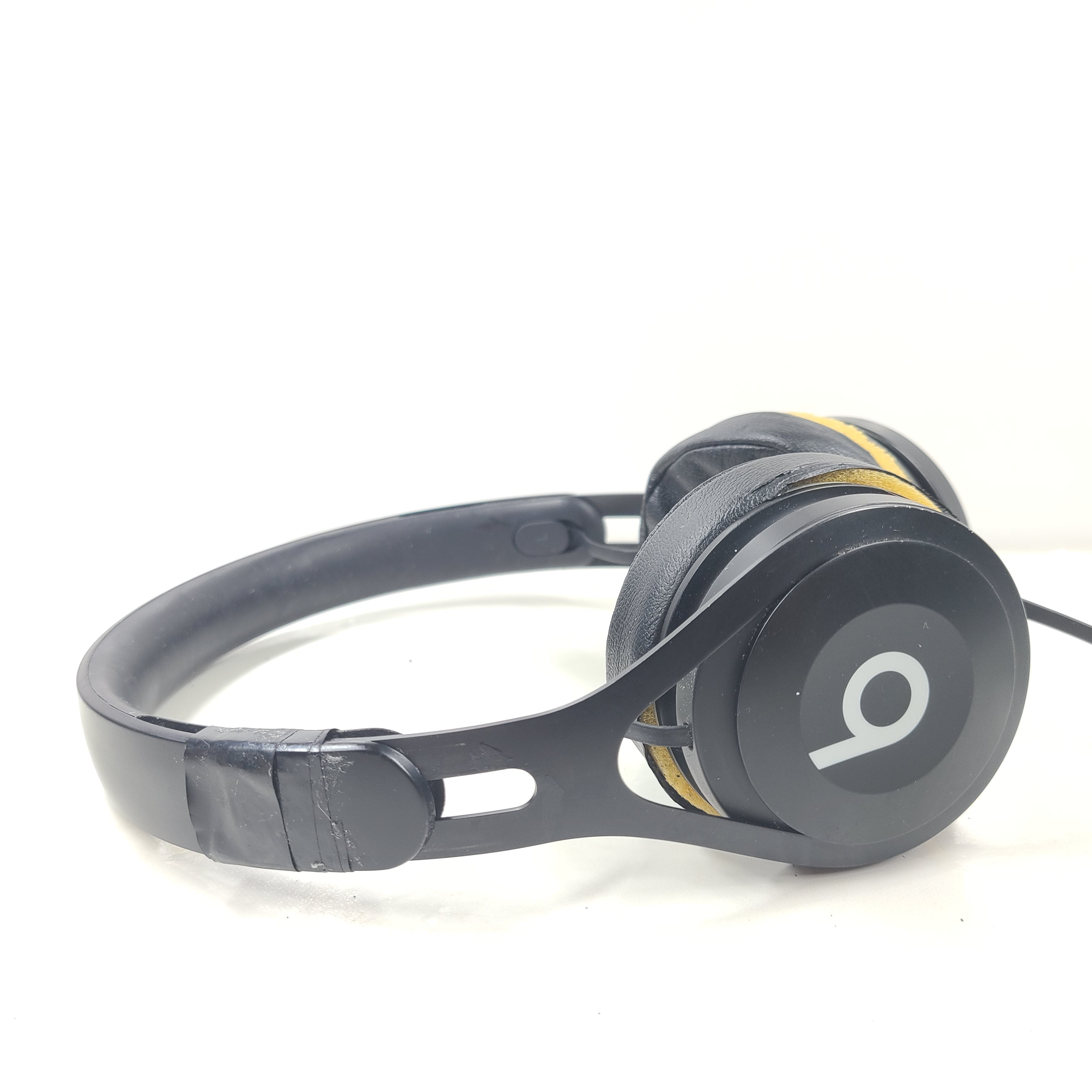 A pair of black Beats EP Wired On-Ear Headphones