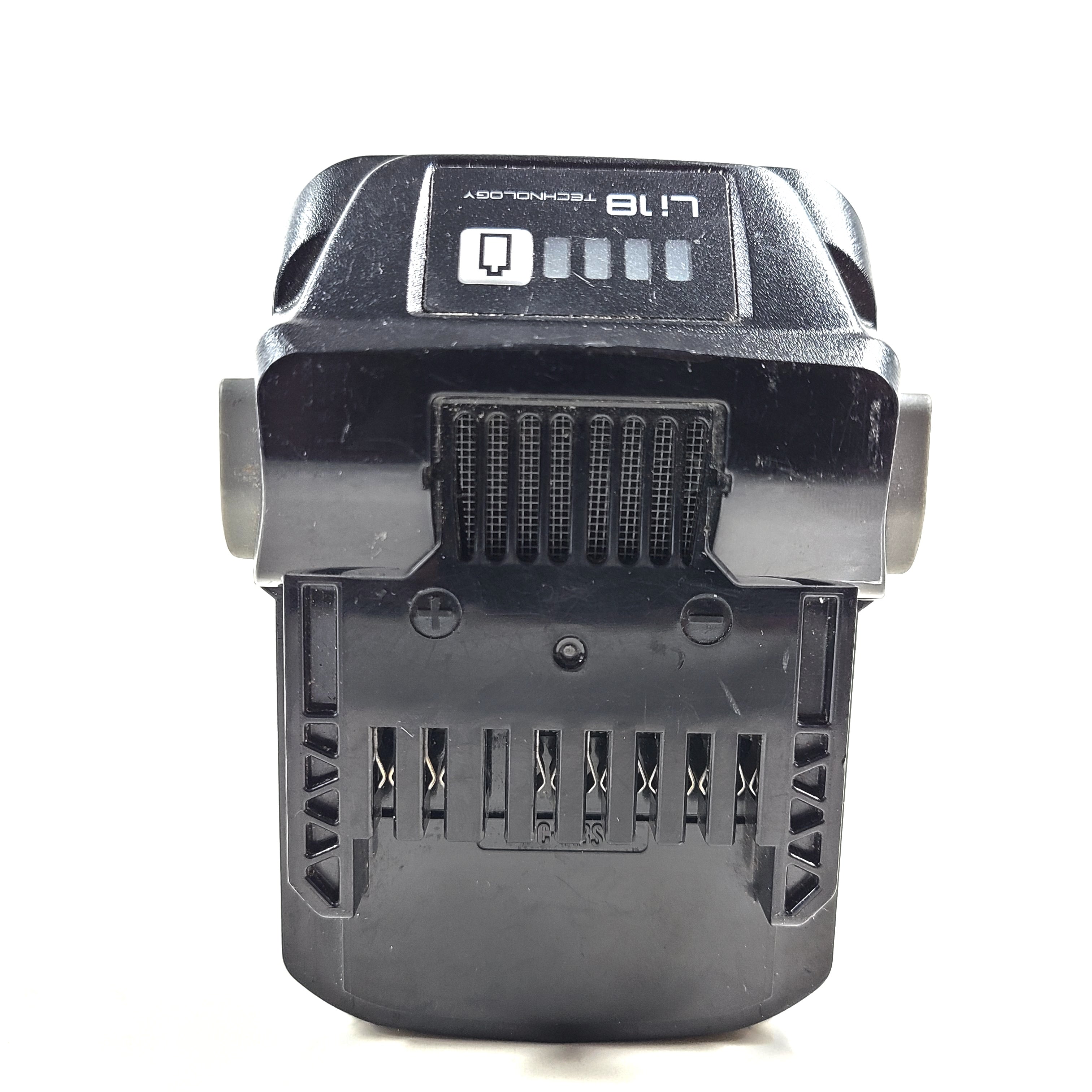 A rechargeable lithium-ion battery designed for Metabo HPT power tools.