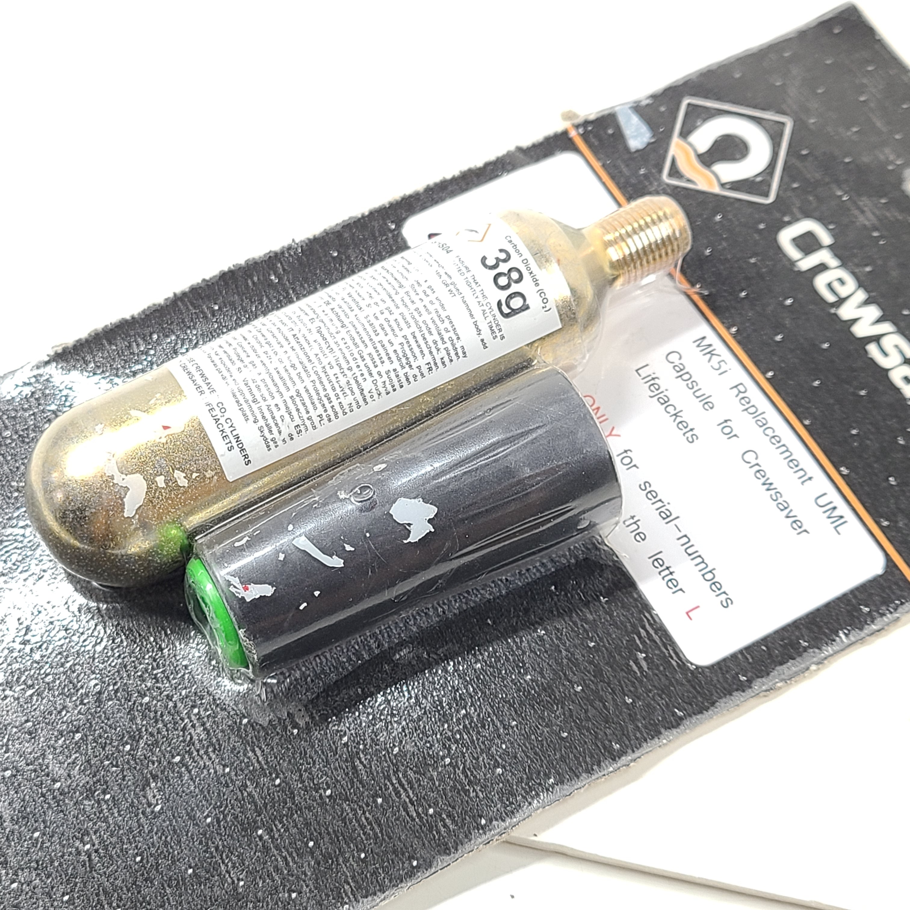 A replacement UML capsule for Crewsaver lifejackets