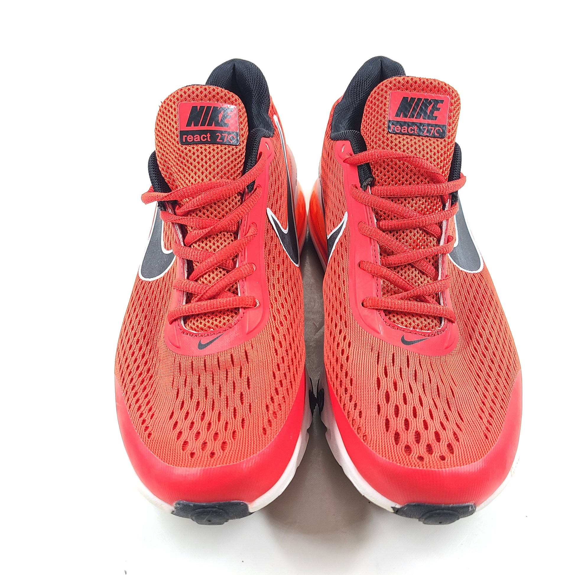 A pair of Nike React 270 red running shoes, size 8.5 EUR 42.