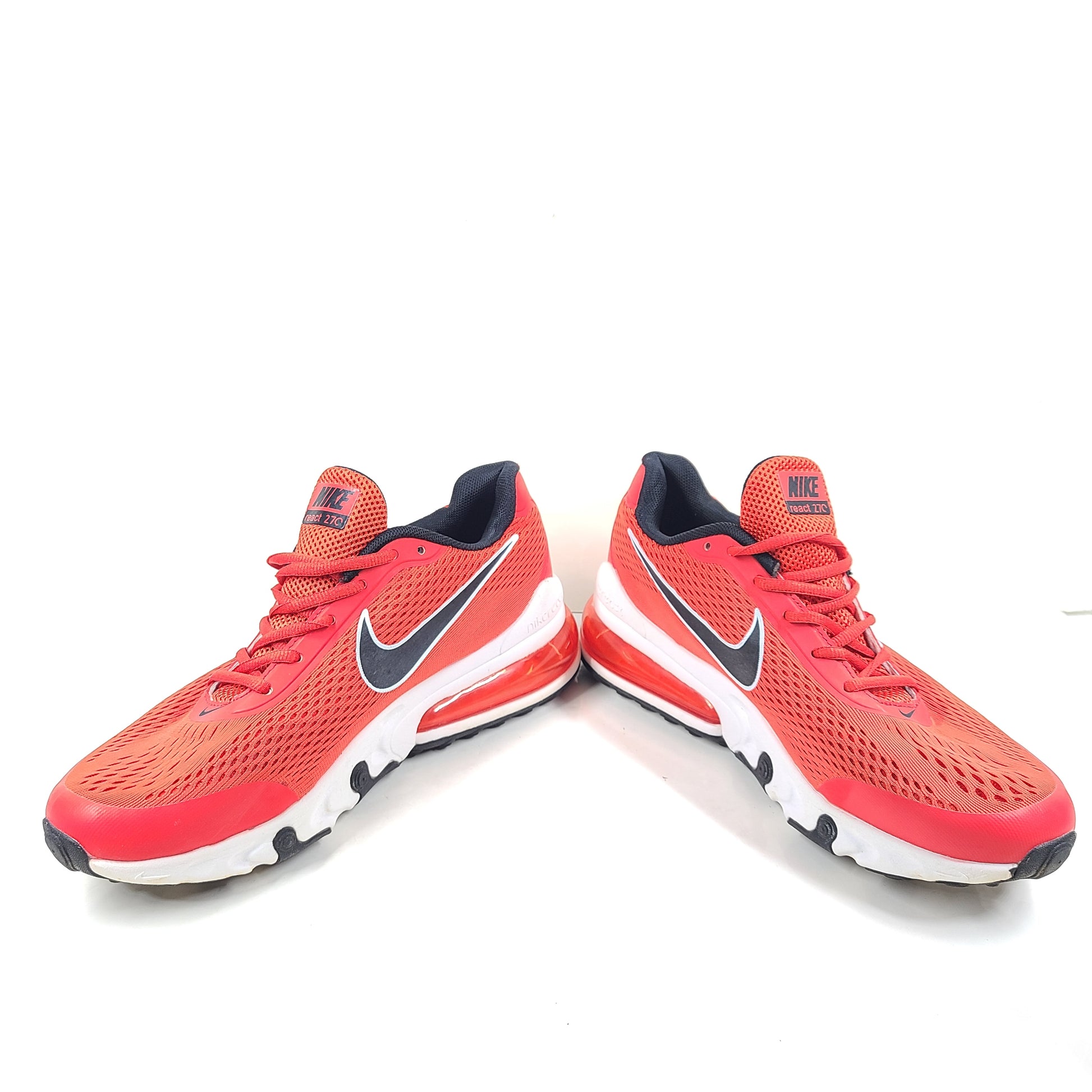 A pair of Nike React 270 red running shoes, size 8.5 EUR 42.