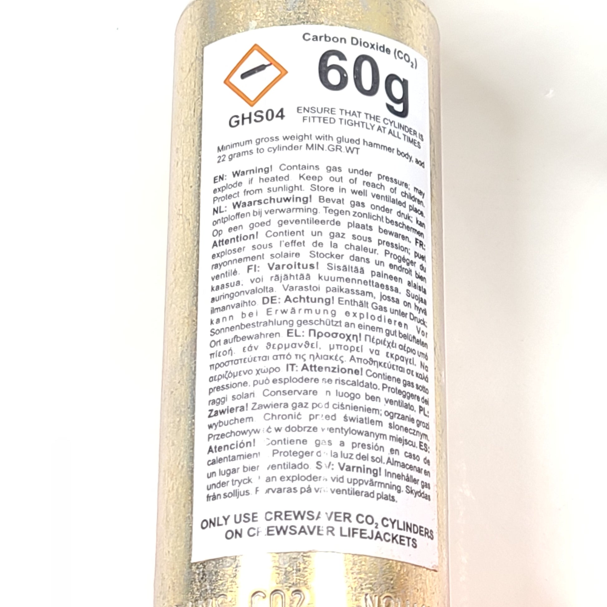 A rearming pack for lifejackets with CO2 cylinder