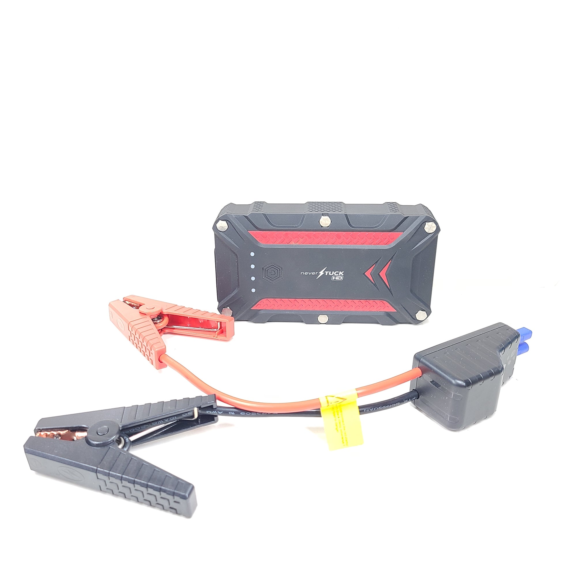 A portable lithium jump starter with USB capability