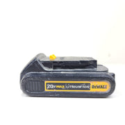 A DeWalt 20V Max Lithium-Ion Battery Pack