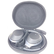 Black Sony WH-H900N wireless noise-cancelling headphones with cushioned ear pads and headband design.