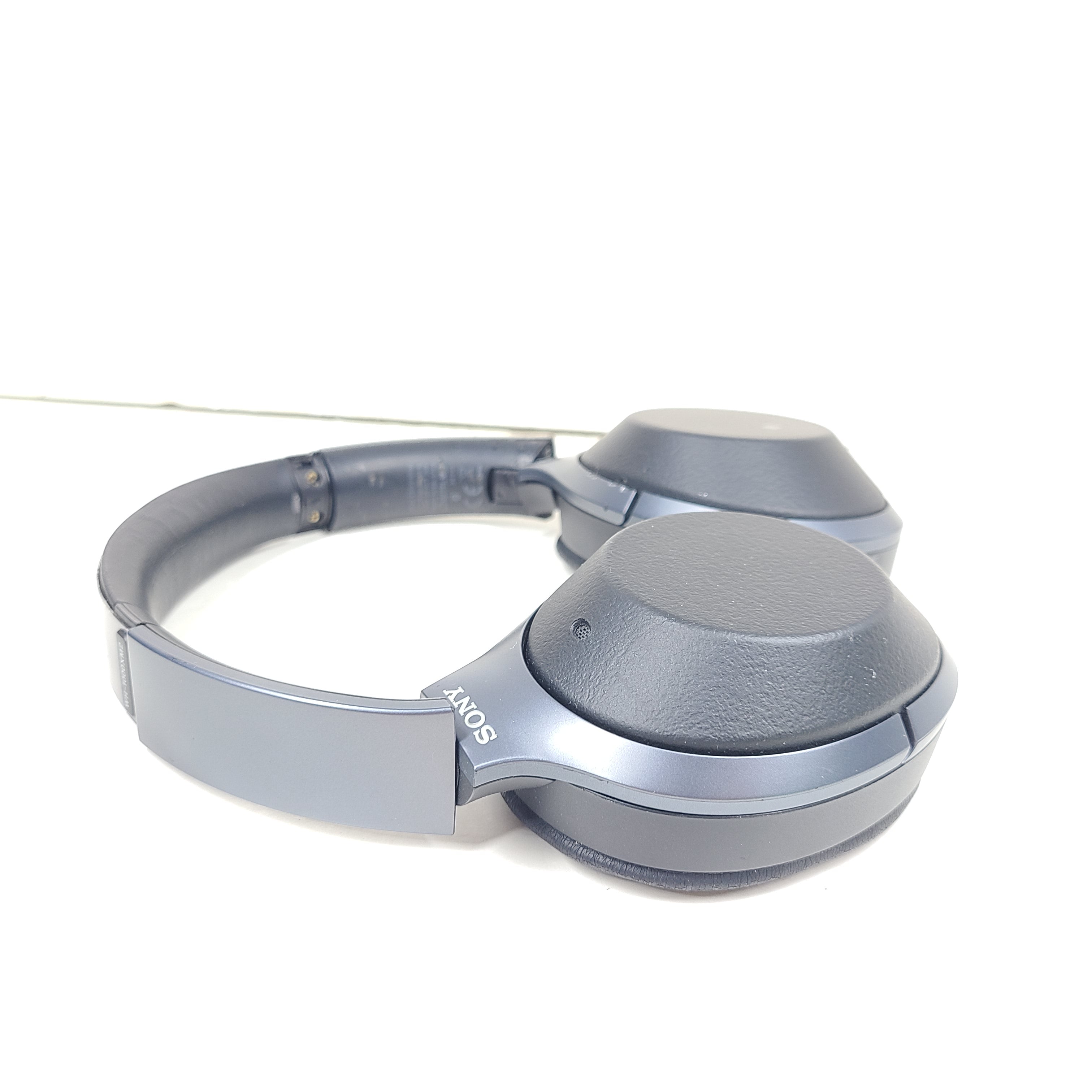 Black Sony WH-H900N wireless noise-cancelling headphones with cushioned ear pads and headband design.