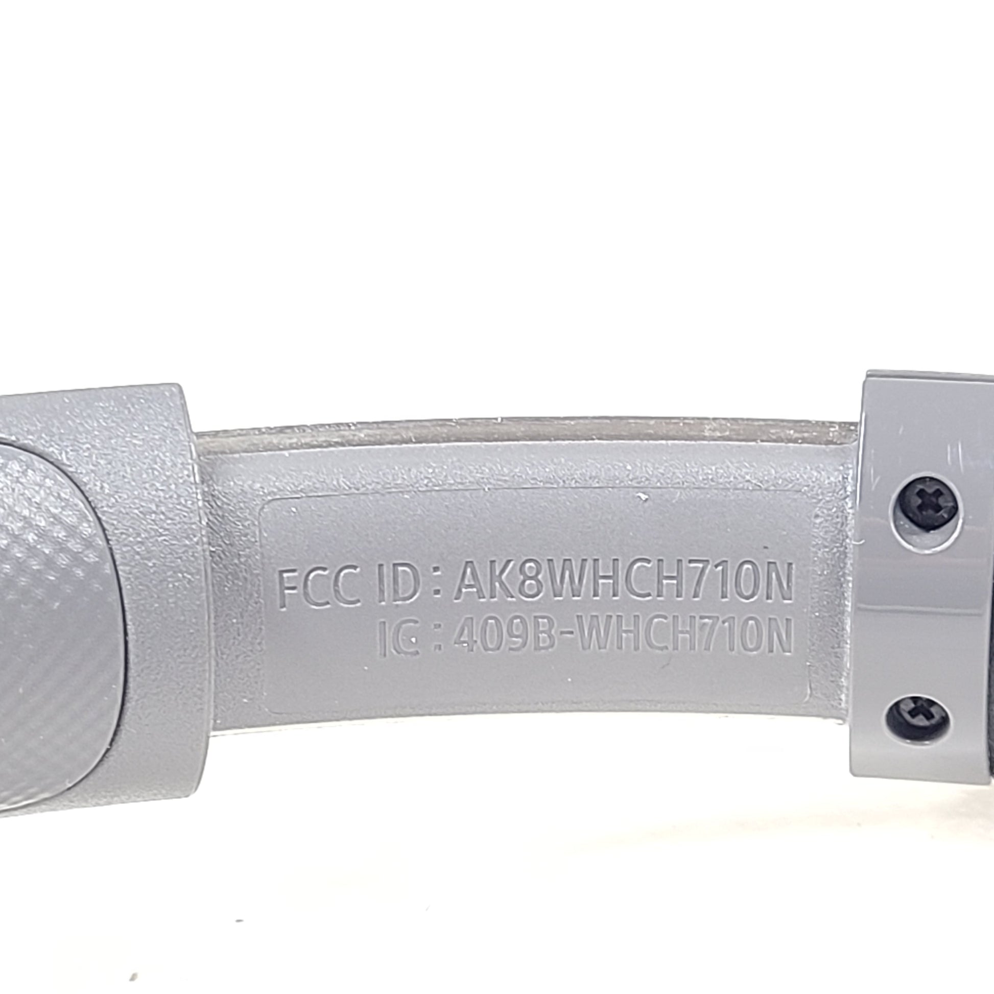 Sony WH-CH710N over-ear wireless headphones in gray with active noise cancellation and on-device controls.