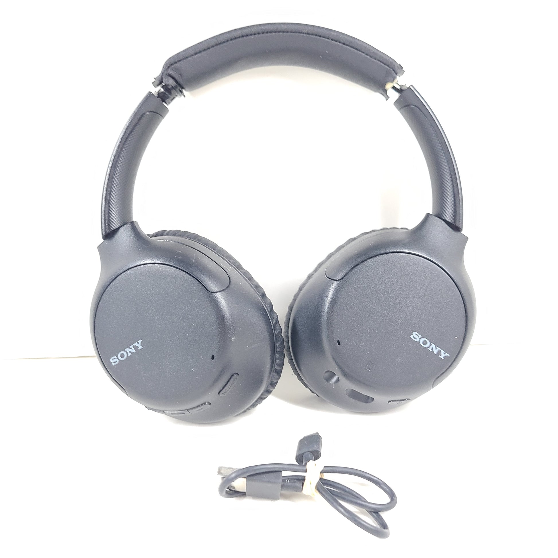 Sony WH-CH710N over-ear wireless noise-cancelling headphones in black for all-day listening.