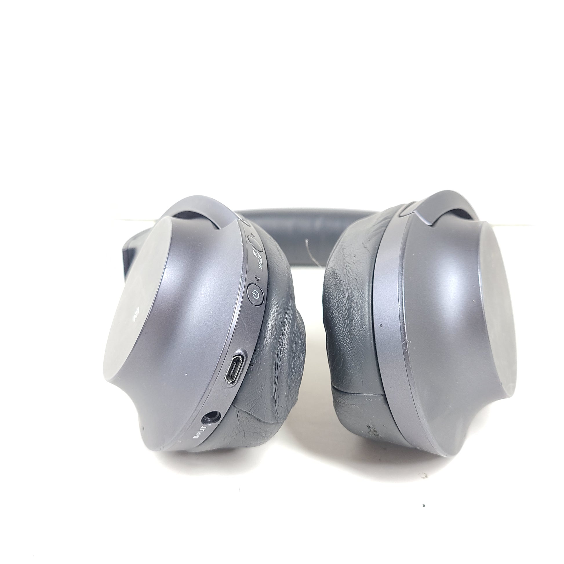 Over-ear Sony WH-H900N wireless headphones in gray with active noise cancellation and Bluetooth connectivity.