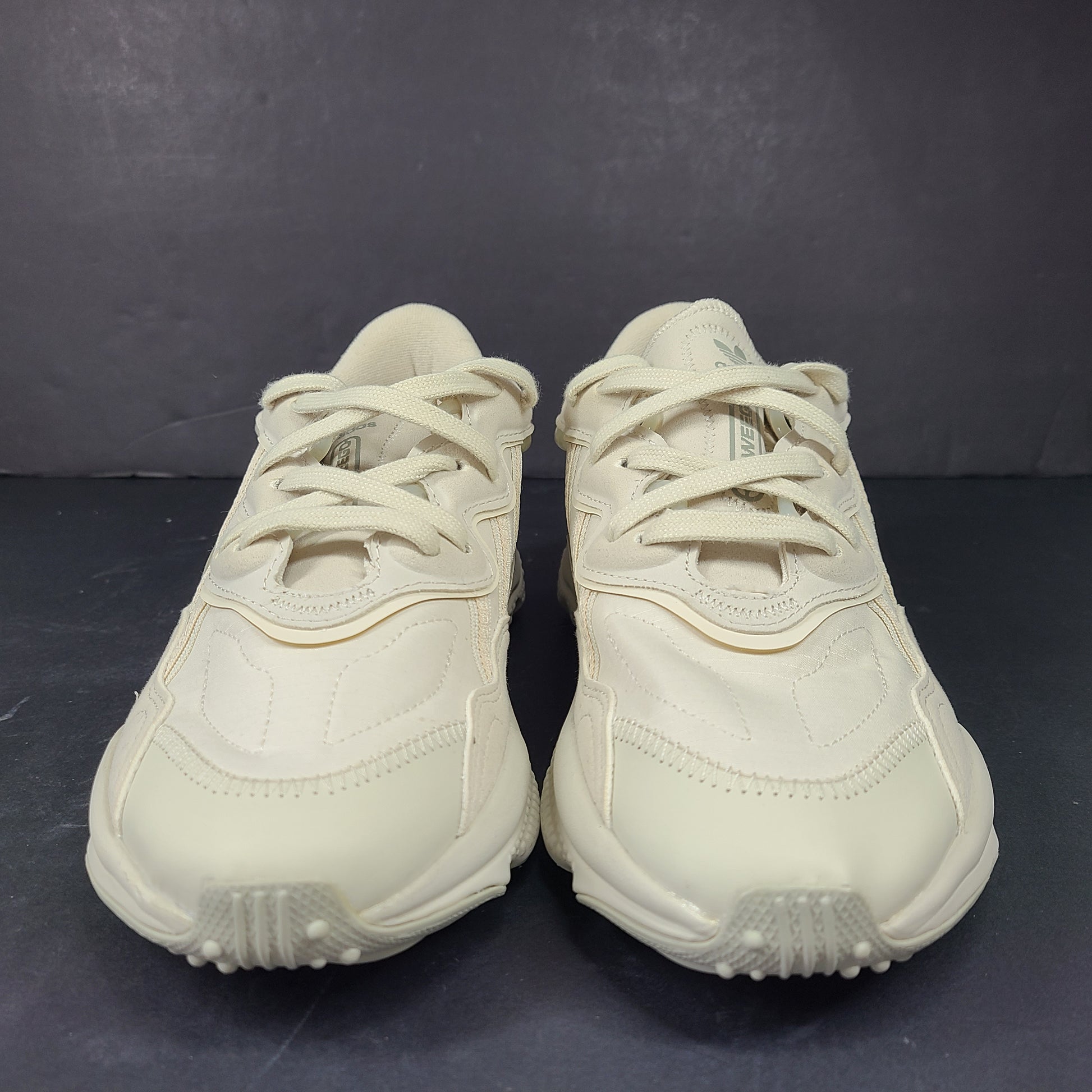 Adidas Originals Ozweego Adiprene sneaker in beige, US size 6.5, model GW8059.