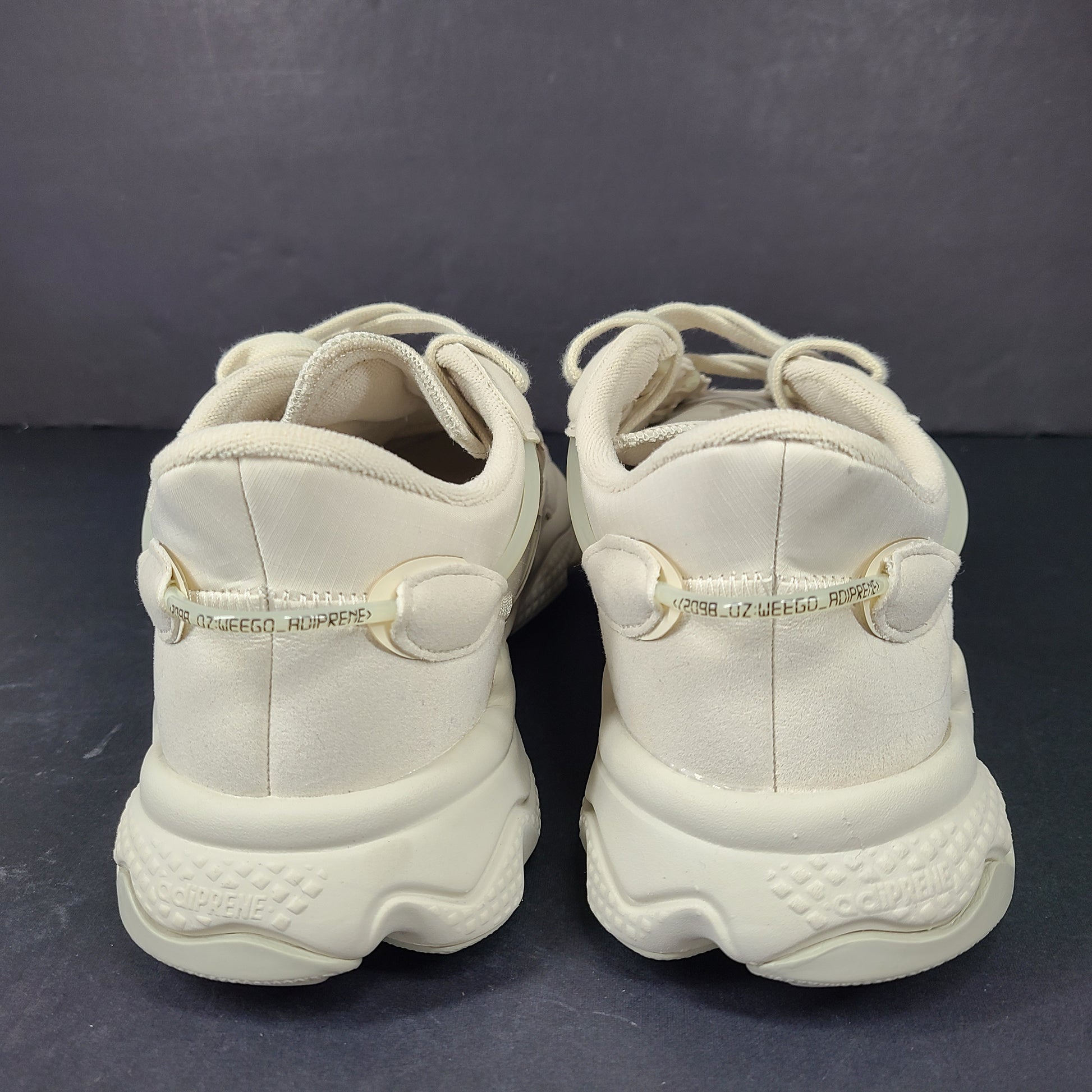 Adidas Originals Ozweego Adiprene sneaker in beige, US size 6.5, model GW8059.