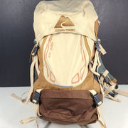 Beige and brown Ozark Trail Eagle 40L hiking backpack designed for outdoor use.