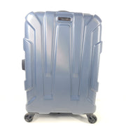 Blue Samsonite 8853 hard-shell spinner suitcase with exterior scuffs and a clean interior.