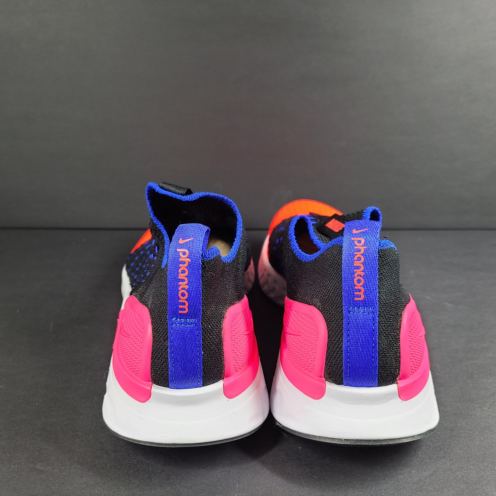Nike React Phantom Run Flyknit 2 in multicolor with Flyknit upper and responsive React cushioning for energetic comfort.