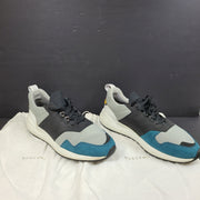 Buscemi multicolor leather sneakers in size 44 feature signature branding on tongue, heel, and sole.
