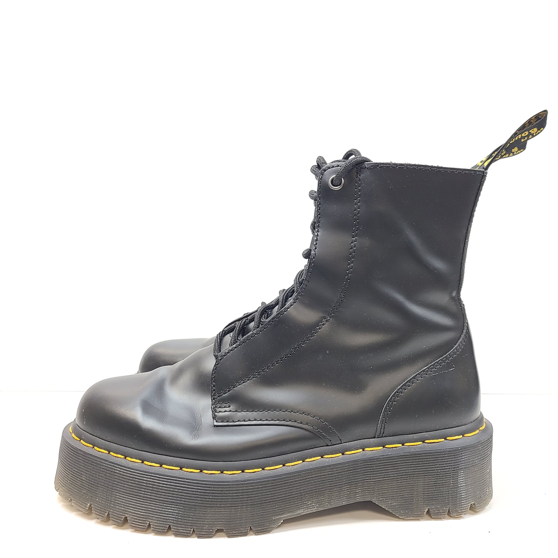 Black Dr. Martens Jarrick AF500 boots in US size 9 / EU 42, made in Vietnam.