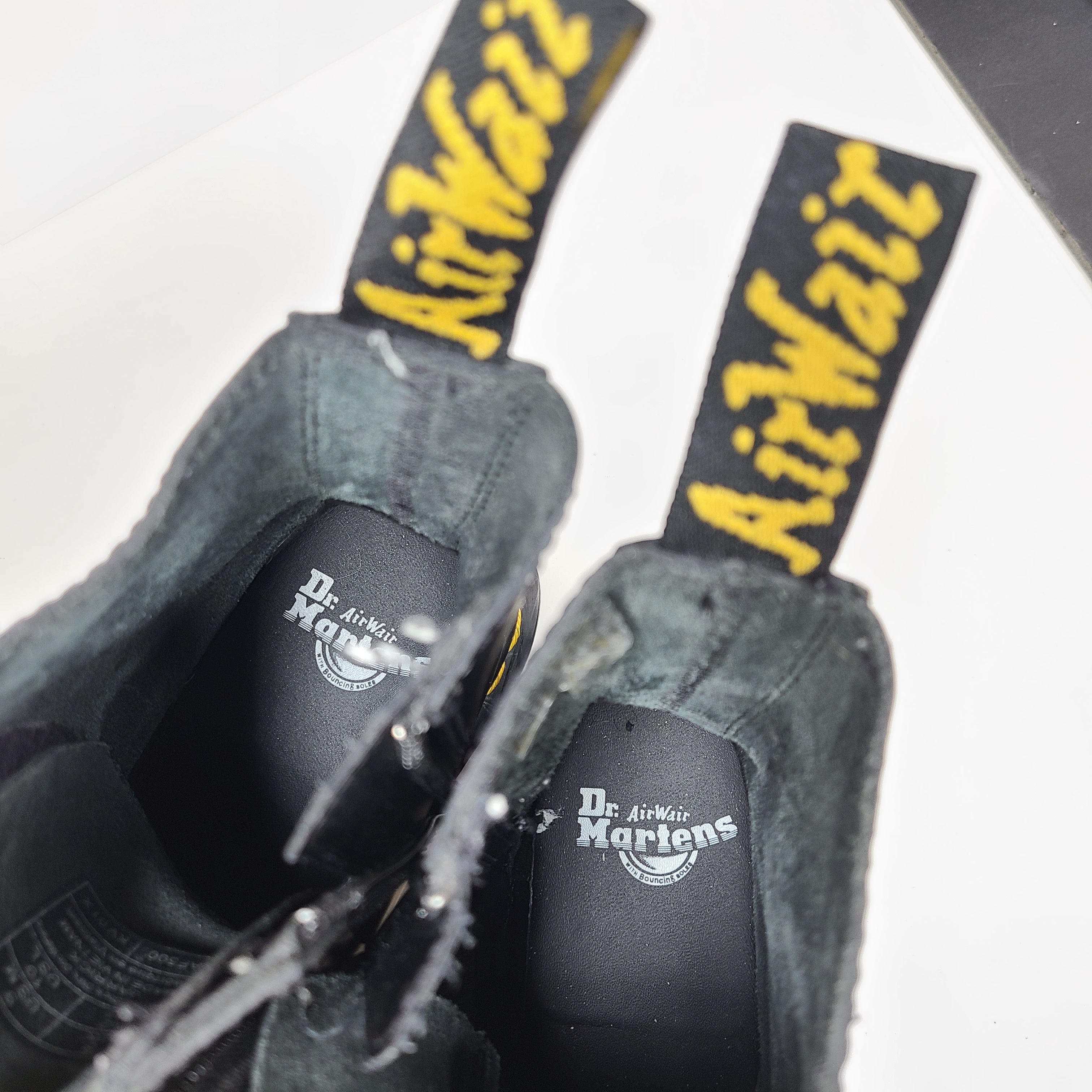 Black Dr. Martens Jarrick AF500 boots in US size 9 / EU 42, made in Vietnam.