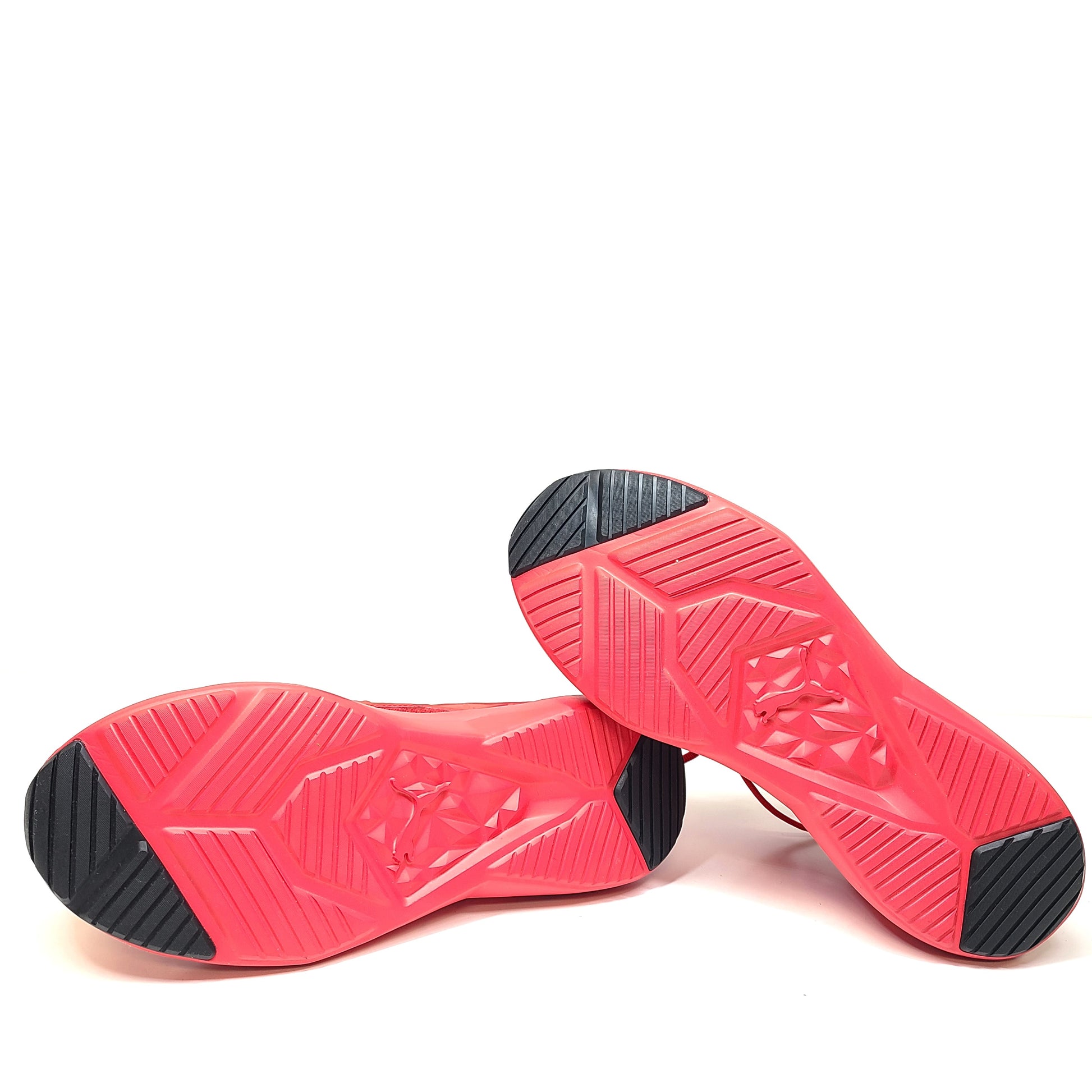 Puma Softride Enzo NXT in red with SoftFoam+ cushioning for everyday comfort.