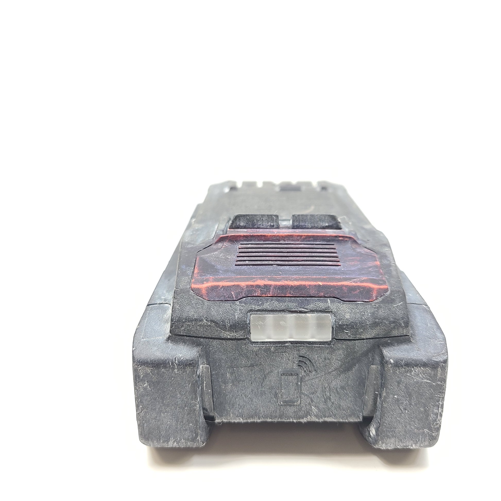 Hilti B 22-85 21.6V Li-Ion rechargeable power tool battery in black and red.