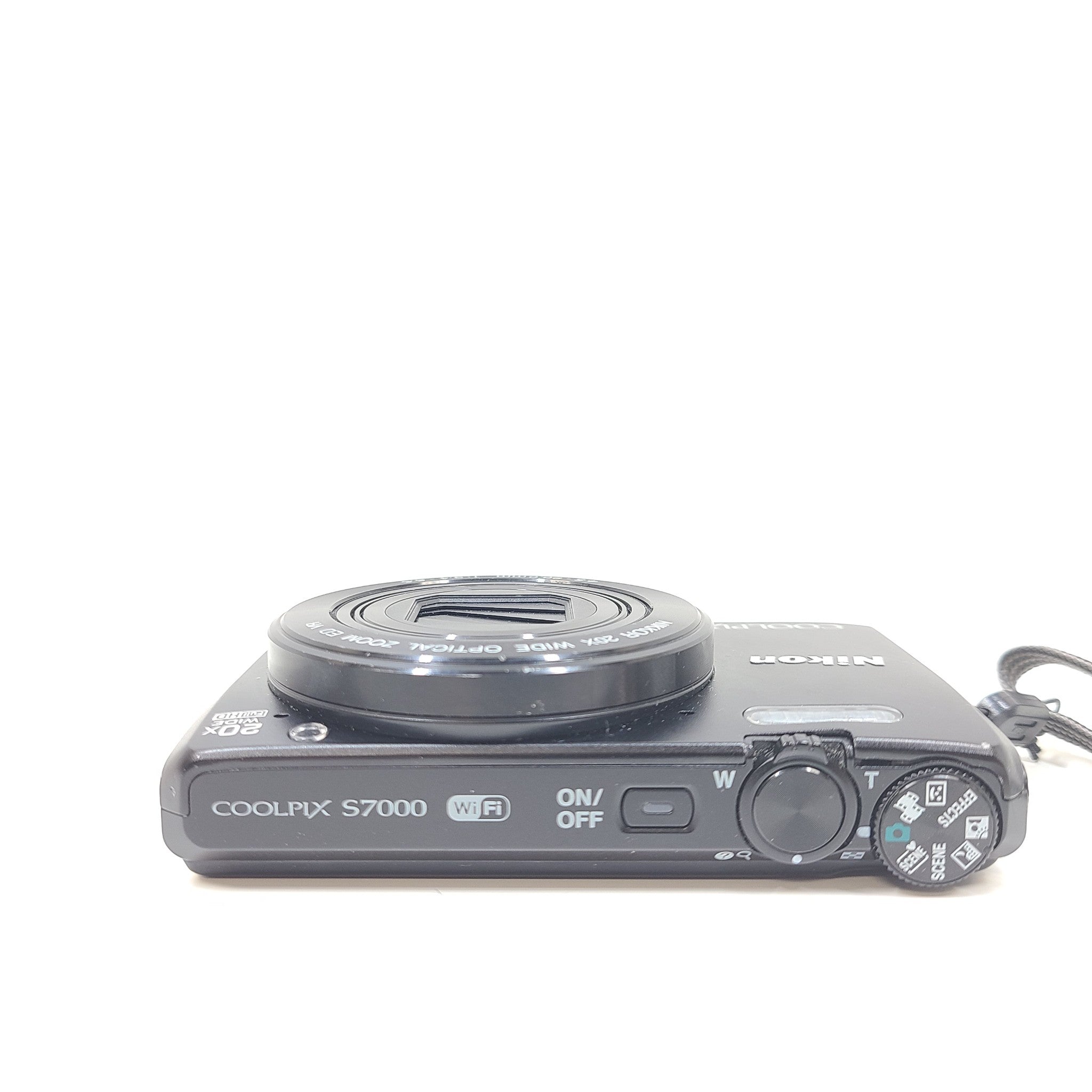 Nikon COOLPIX S7000 16.0MP Digital Camera - Black + 16GB SD