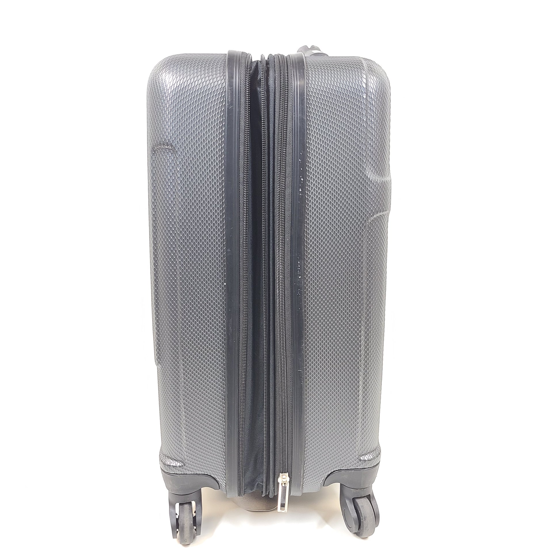 Gray Samsonite suitcase model 73652 with minor exterior scratches and light wear.