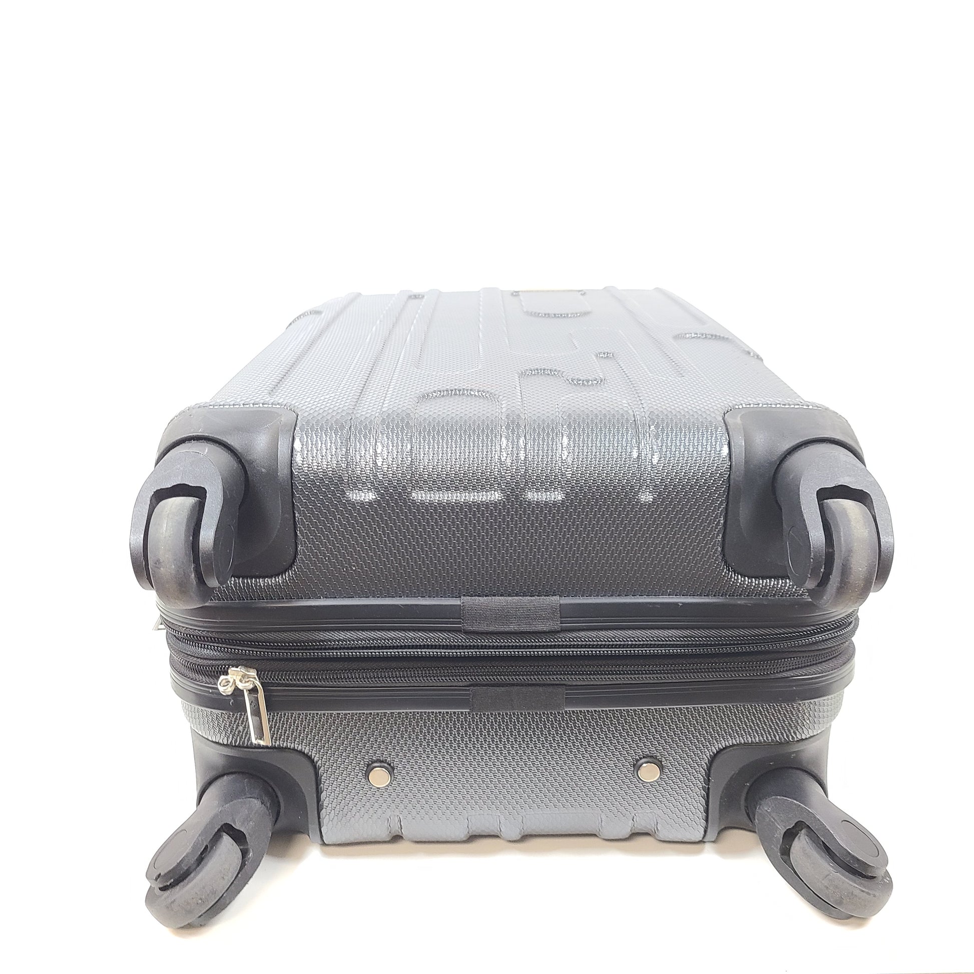 Gray Samsonite suitcase model 73652 with minor exterior scratches and light wear.
