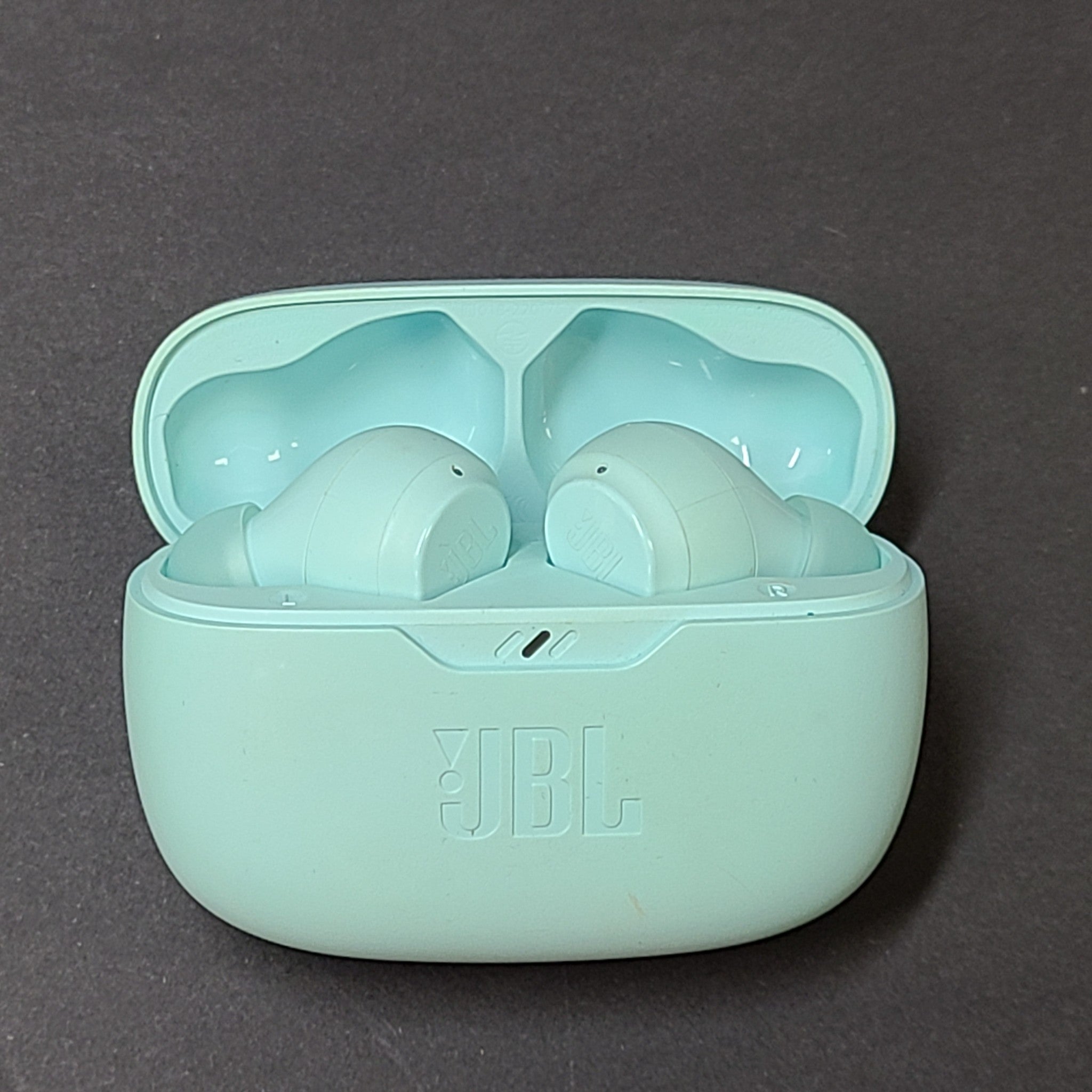 JBL Vibe Beam Bluetooth Noise Cancelling Earphones Earbuds - Baby Blue