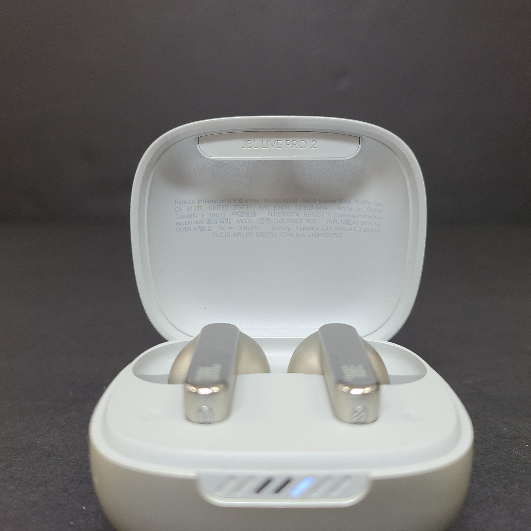JBL Live Pro 2 TWS True Wireless Noise Cancelling Earbuds Earphones - Silver