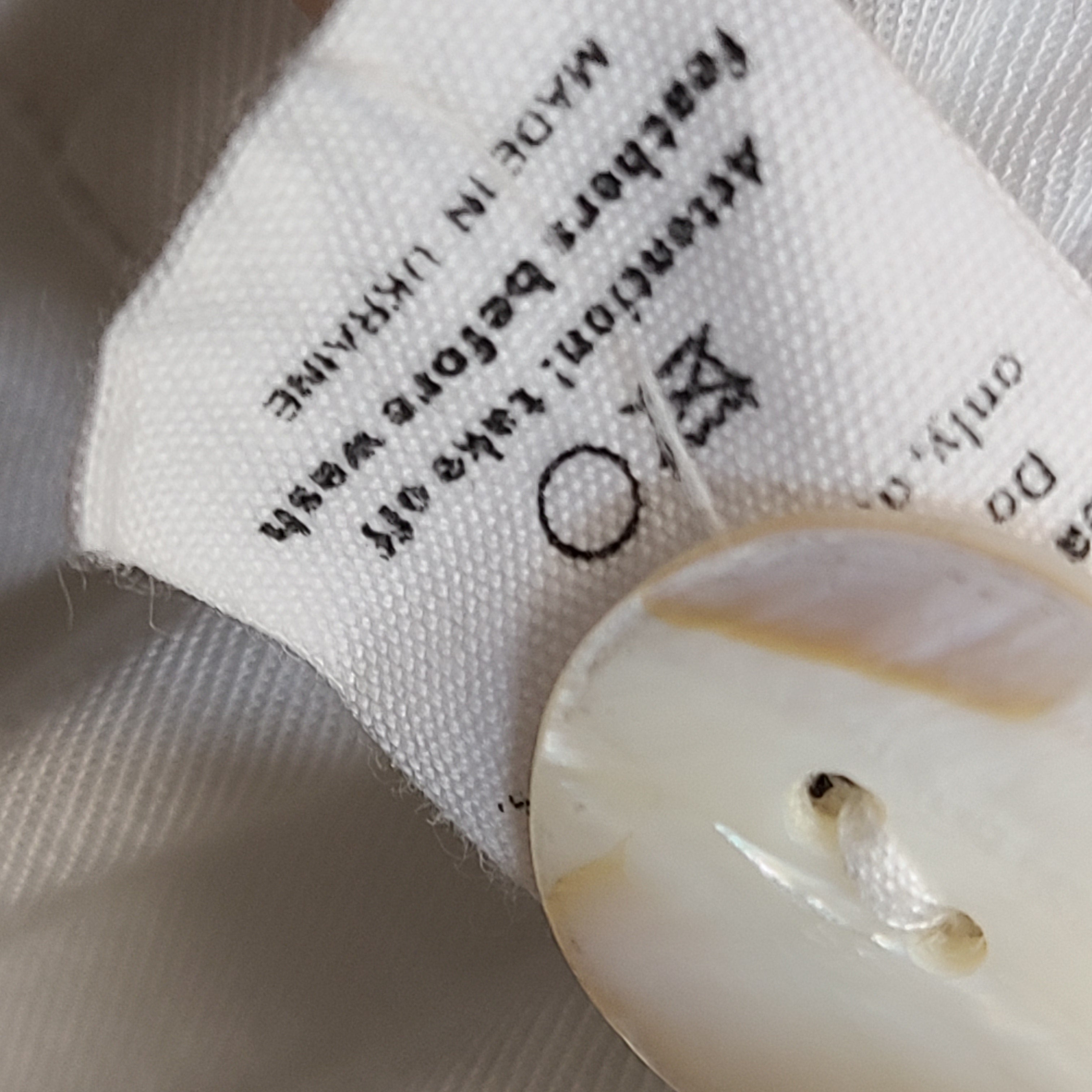 Sleeper Women's 2Pc Feather-Trim Two-Piece Pyjamas Long Sleeve White Sz M