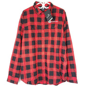 Stormtech Men's Logan Thermal Plaid Shirt Snap Front Red Black - SFX-1 Sz XL