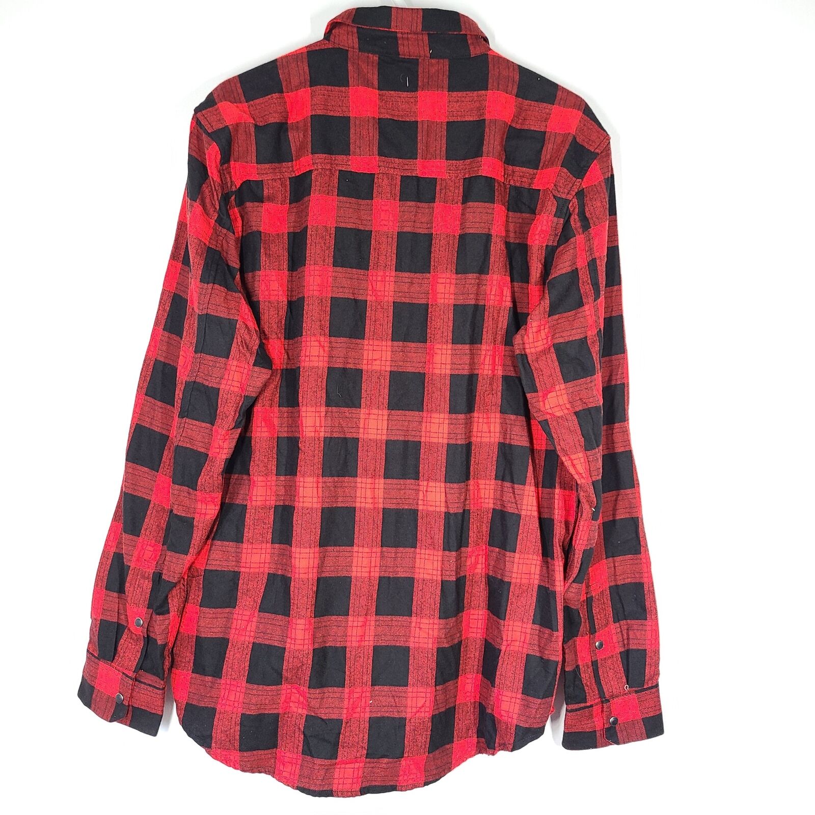 Stormtech Men's Logan Thermal Plaid Shirt Snap Front Red Black - SFX-1 Sz XL