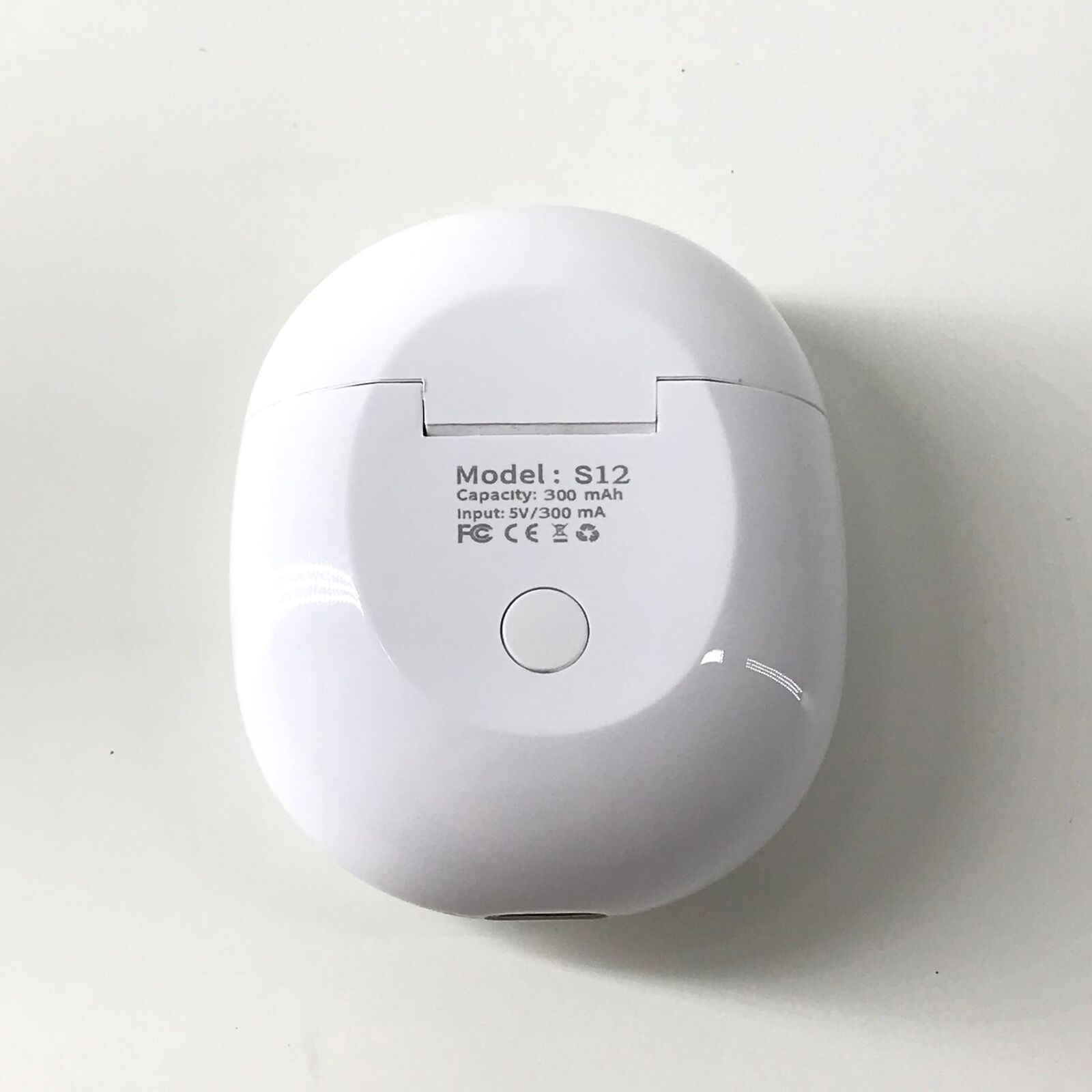 AIKELA TWS S12 True Wireless Earbuds with LED Charging Case - White